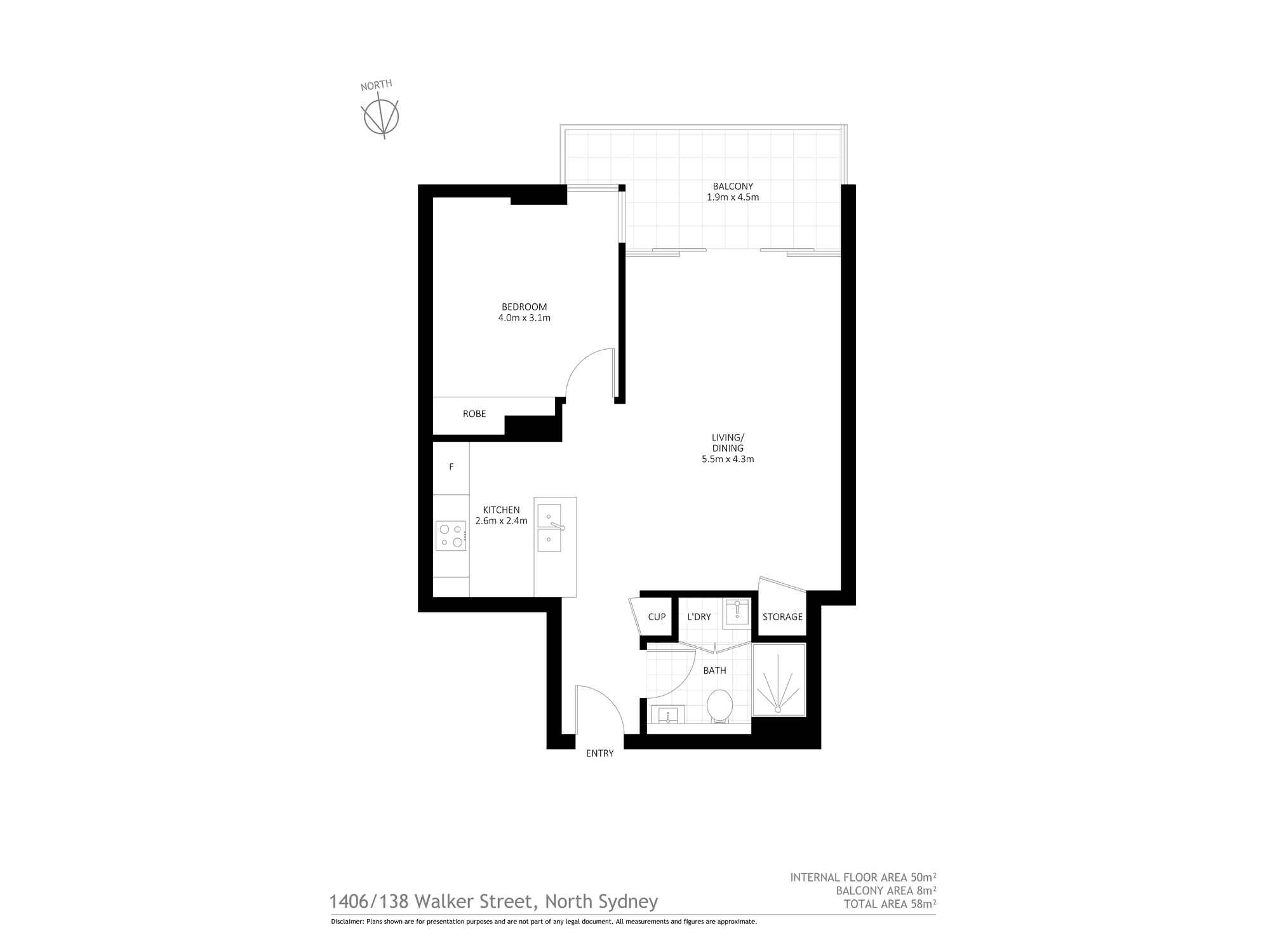   1406/138  Walker Street North Sydney