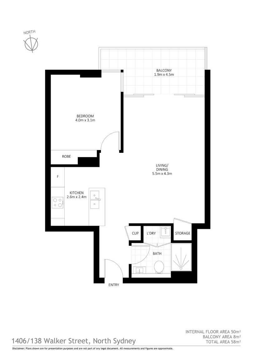   1406/138  Walker Street North Sydney