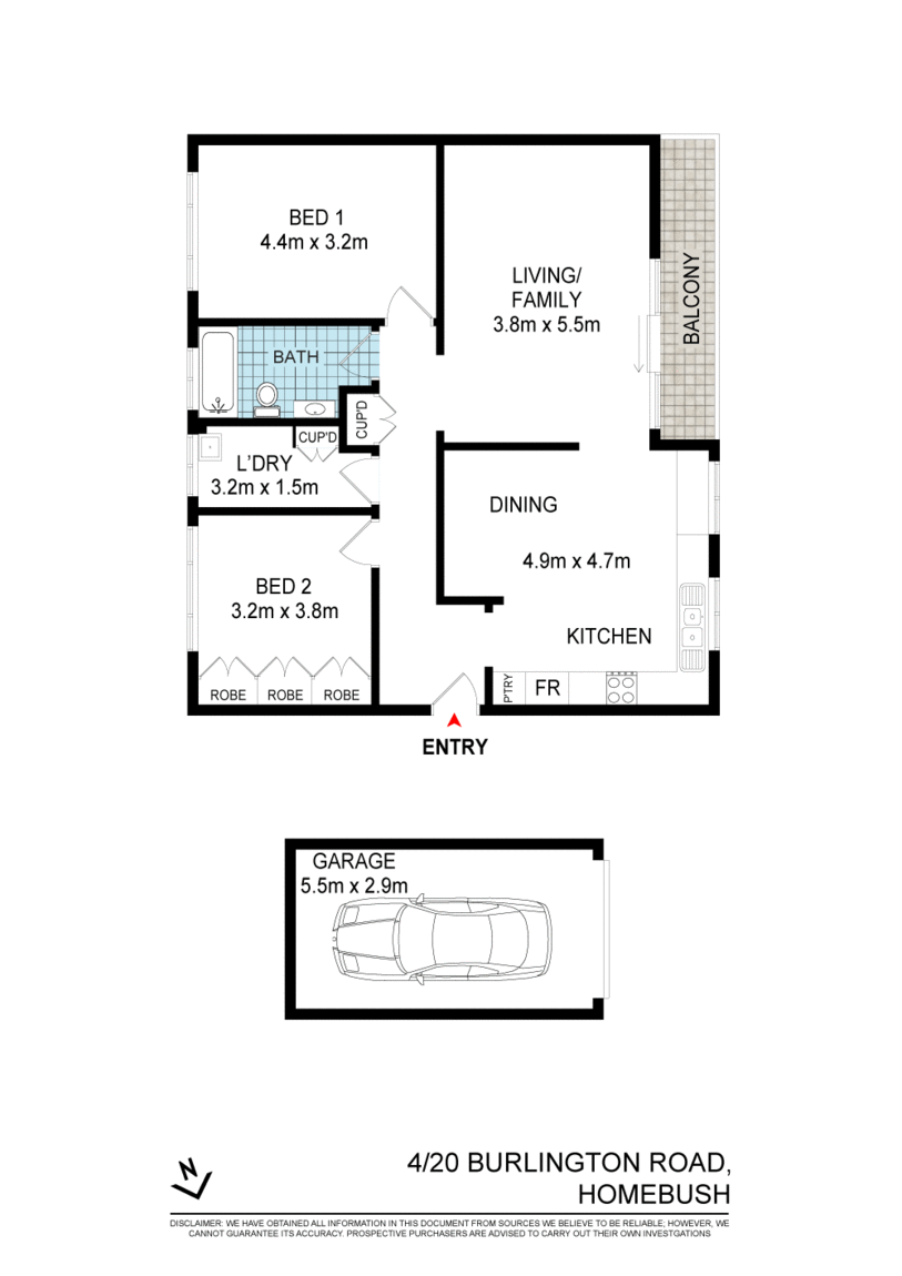 4/20 BURLINGTON ROAD Homebush