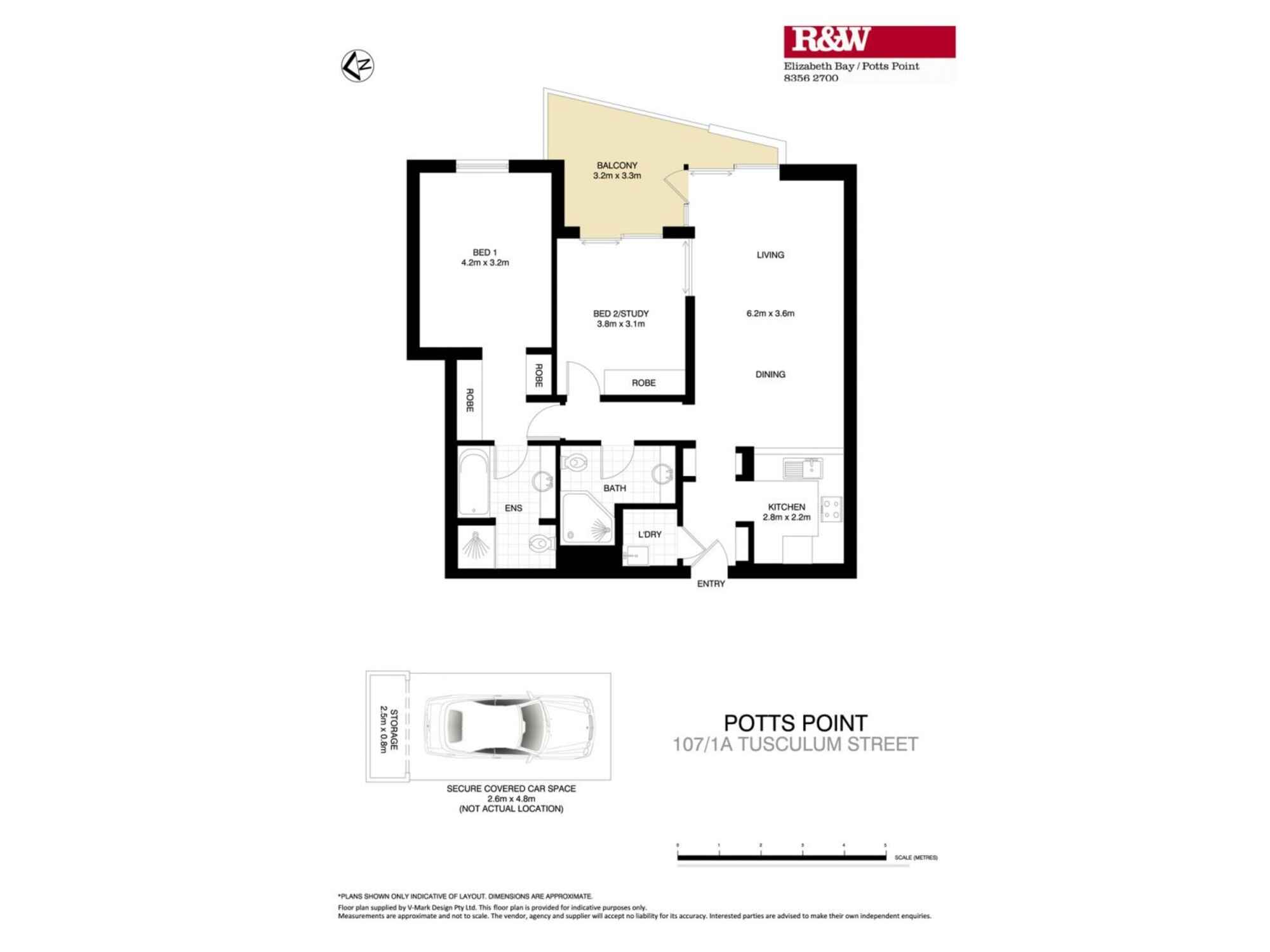 107/1A Tusculum Street Potts Point