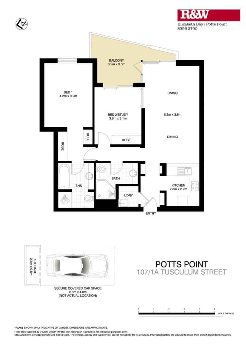107/1A Tusculum Street Potts Point