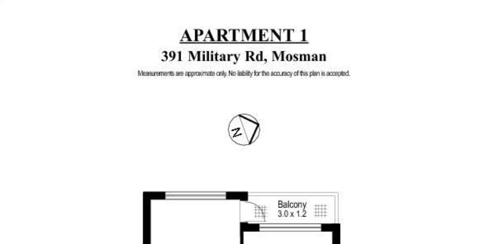 1/391 Military Road Mosman