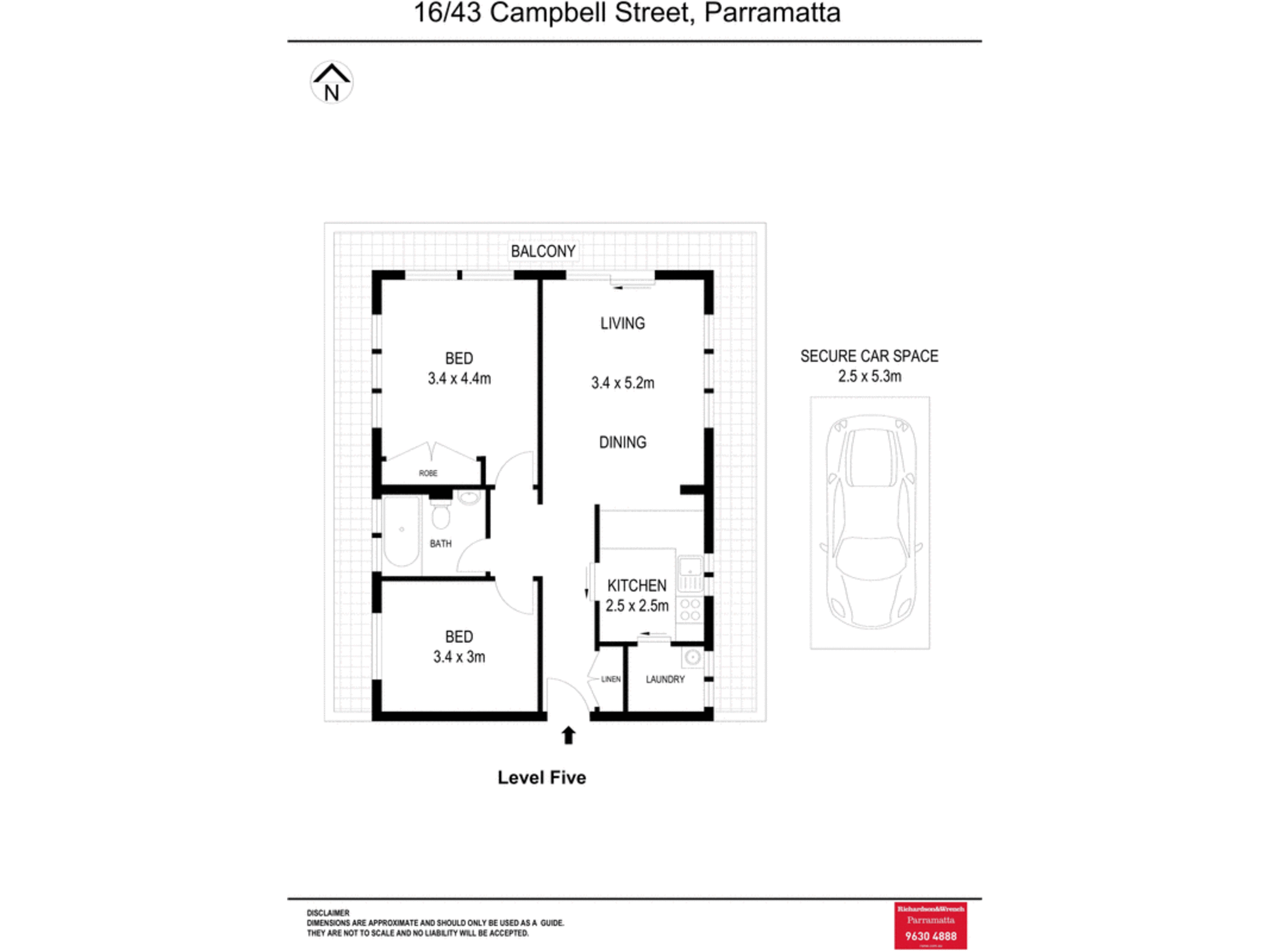 16/43 Campbell Street Parramatta