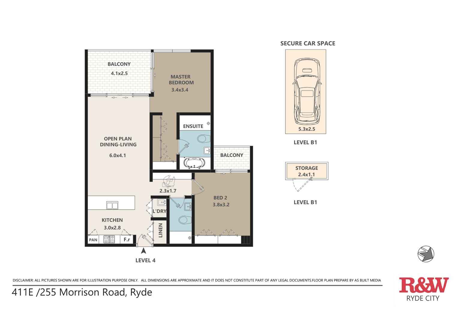 411E/255 Morrison Road Ryde
