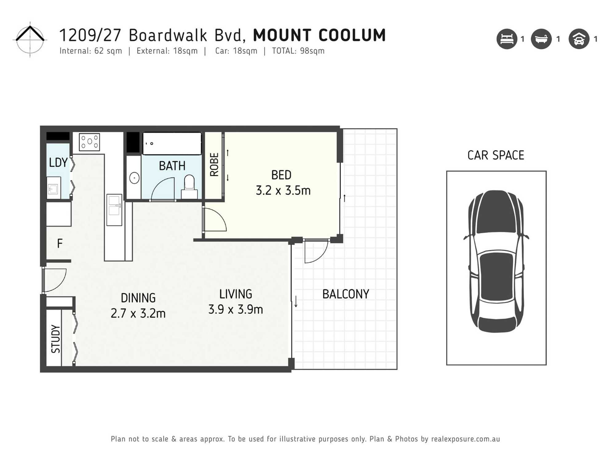1209/27 Boardwalk Boulevard Mount Coolum