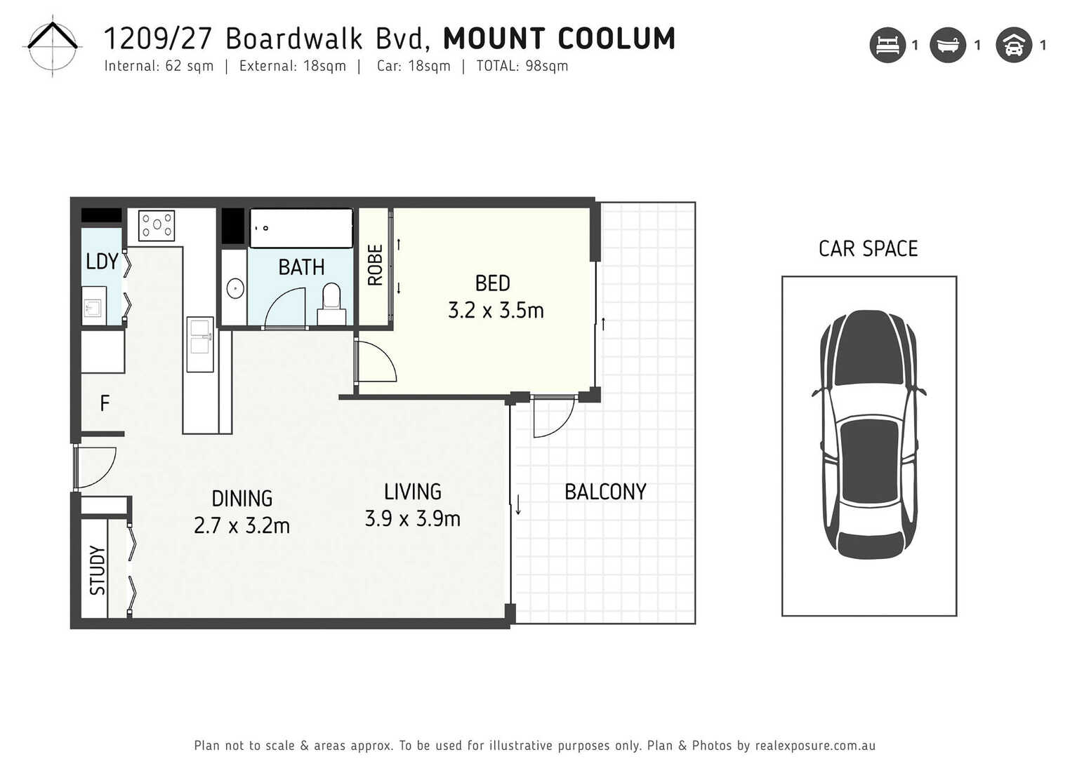 1209/27 Boardwalk Boulevard Mount Coolum