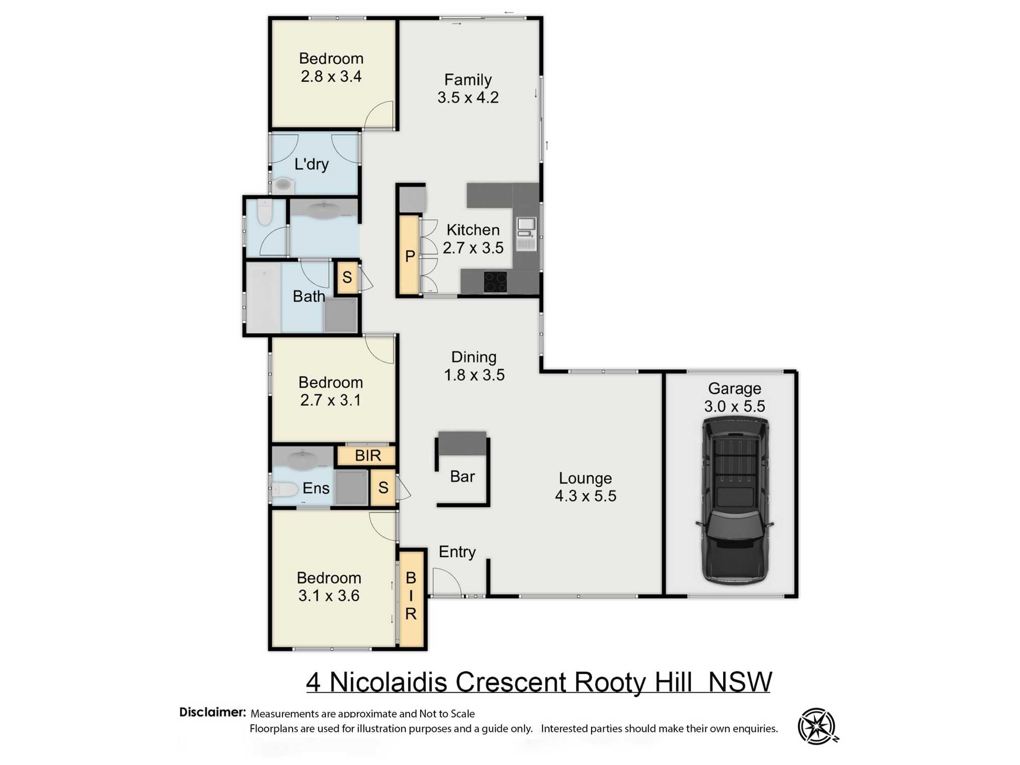 4 Nicolaidis Crescent Rooty Hill 4 Nicolaidis Crescent Rooty Hill