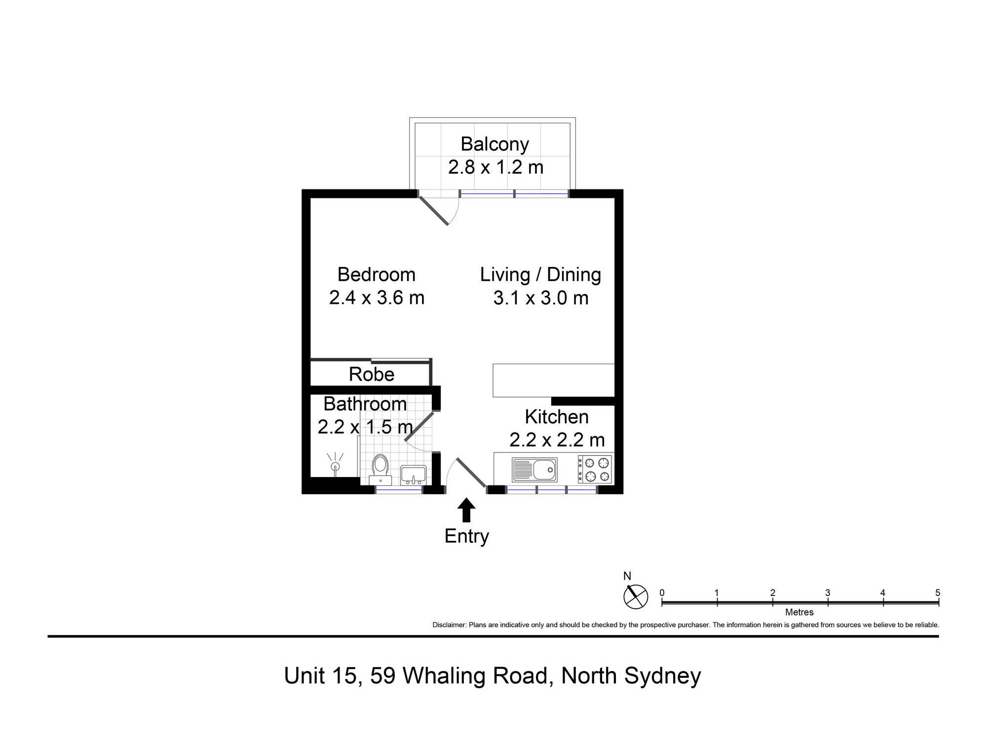 15/59 Whaling Road North Sydney
