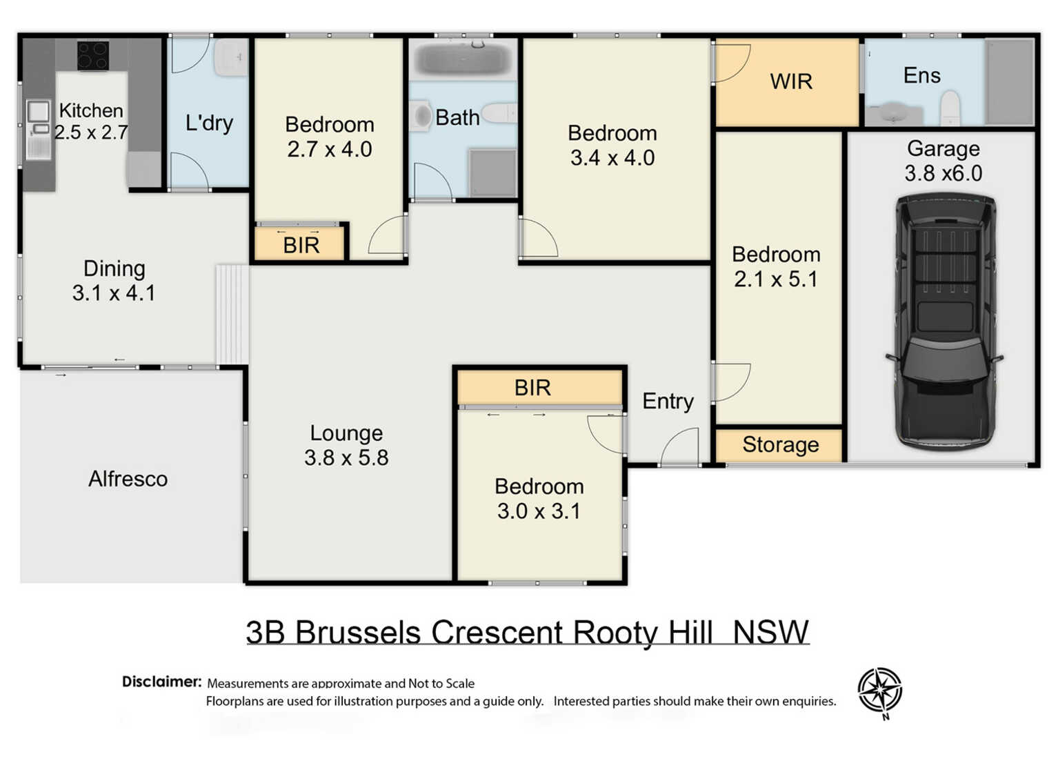 3B Brussels Crescent Rooty Hill 3B Brussels Crescent Rooty Hill