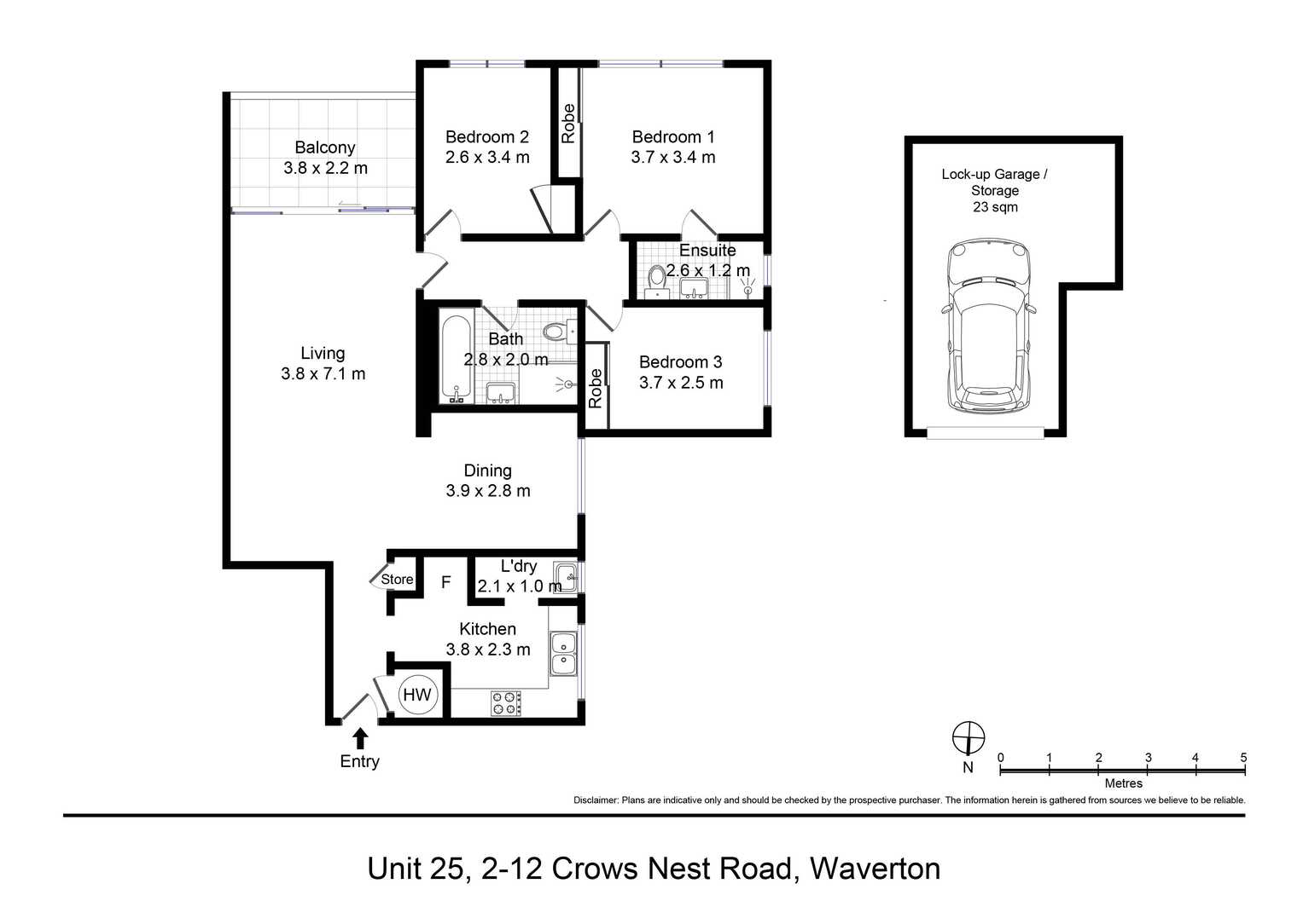 25/2-12 Crows Nest Road Waverton