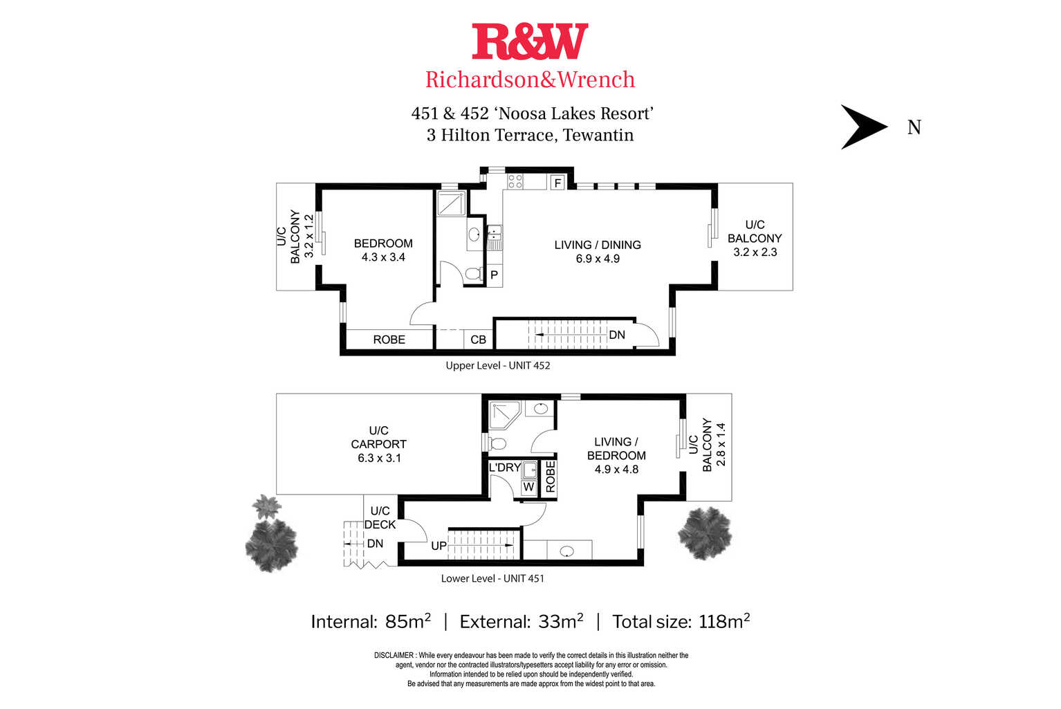 451 & 452/3 Hilton Terrace Tewantin 451 & 452/3 Hilton Terrace Tewantin