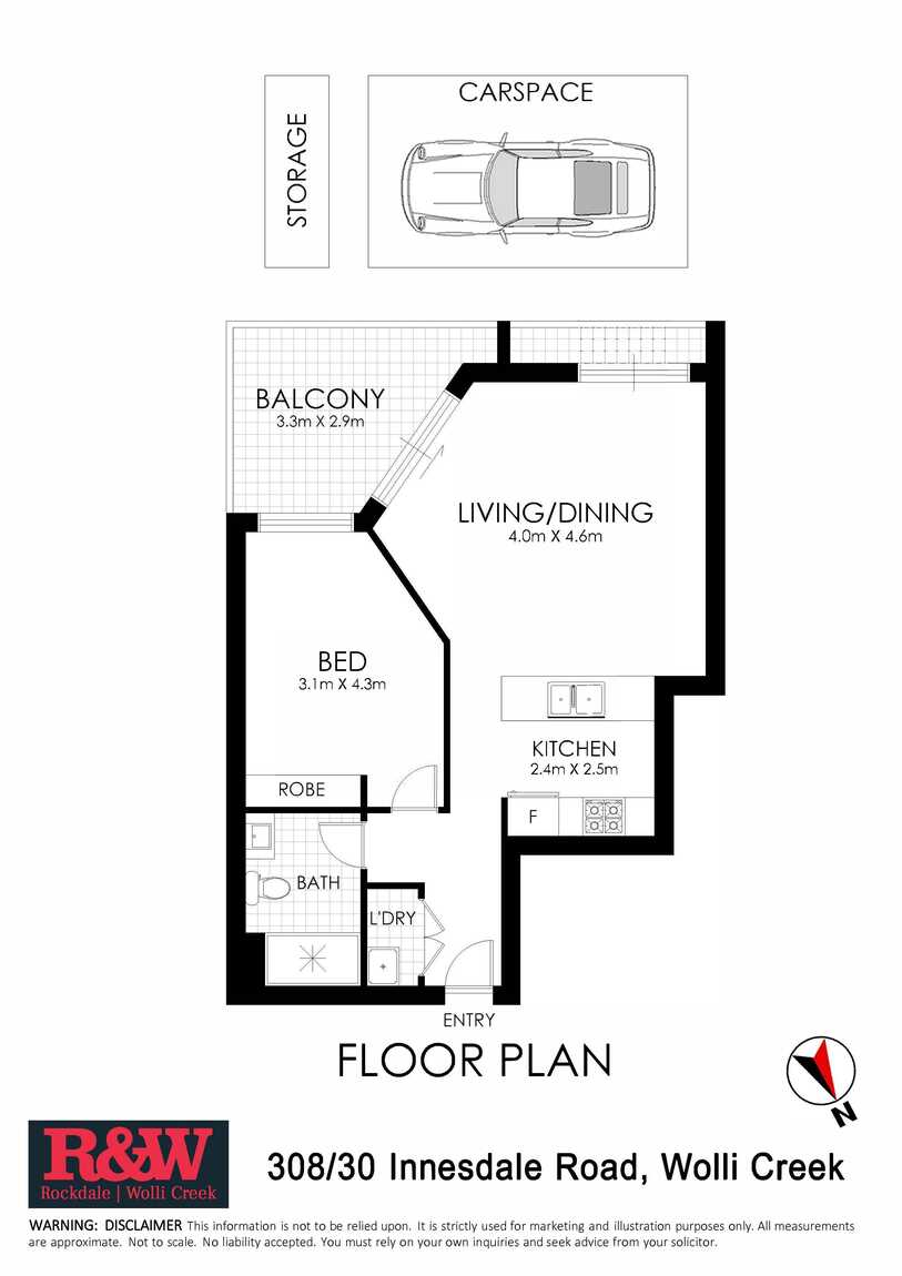 308/30 Innesdale Road Wolli Creek 308/30 Innesdale Road Wolli Creek