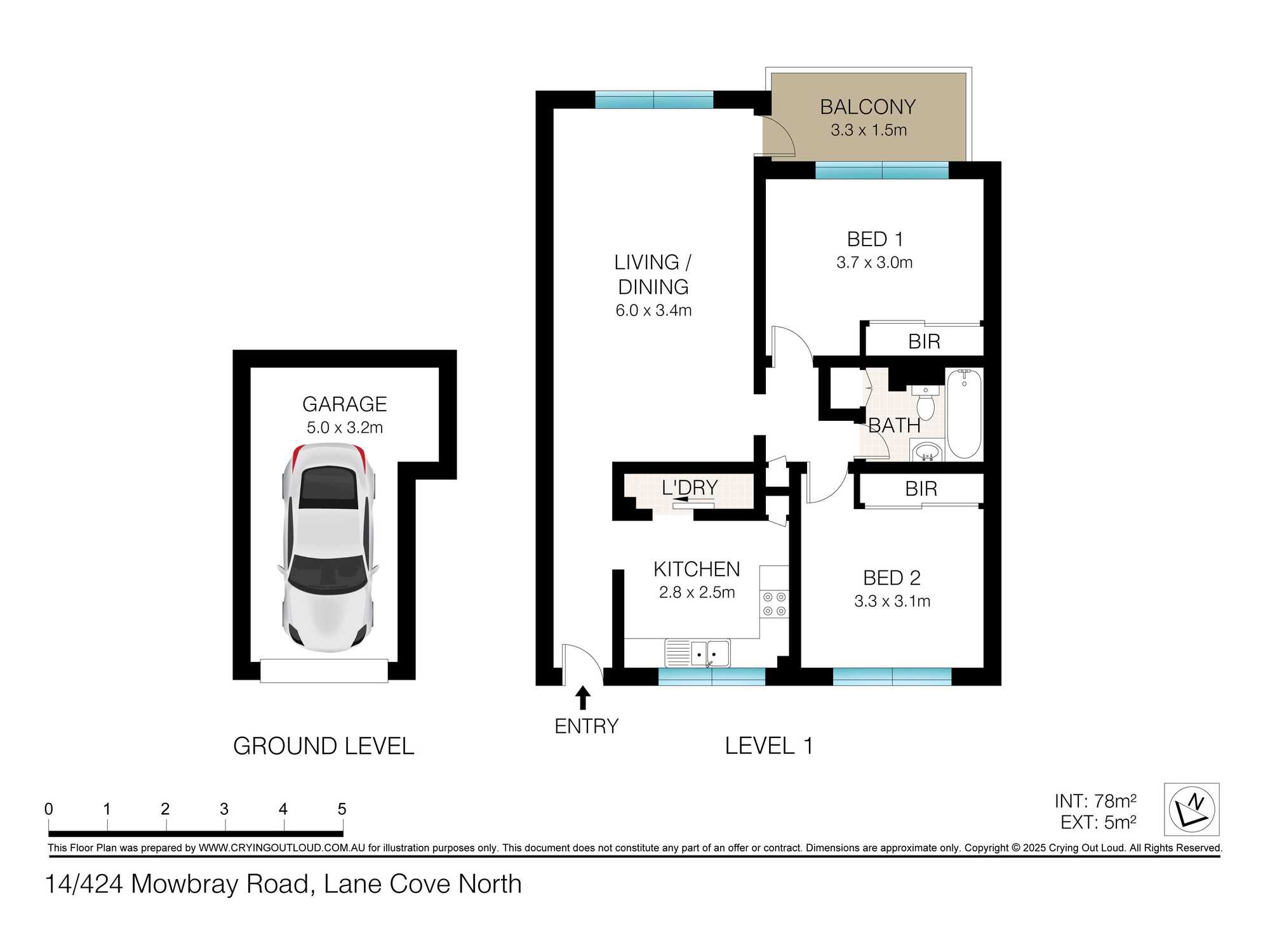 14/424-426 Mowbray Road West  Lane Cove North