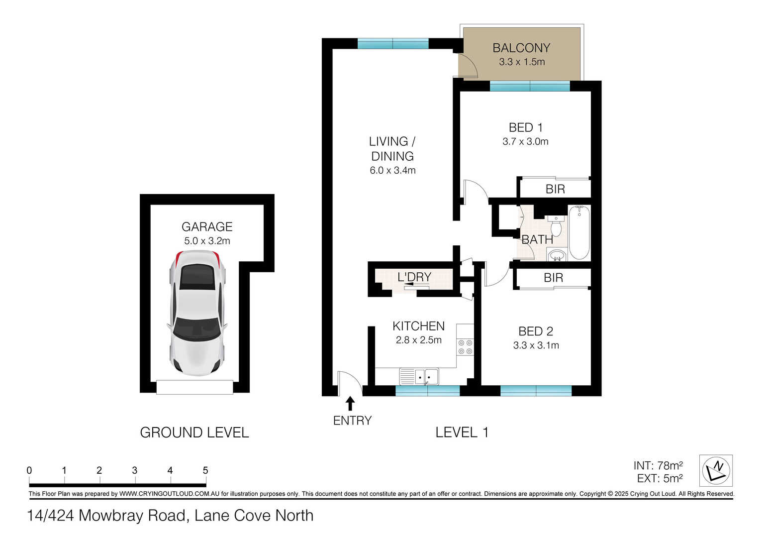 14/424-426 Mowbray Road West  Lane Cove North
