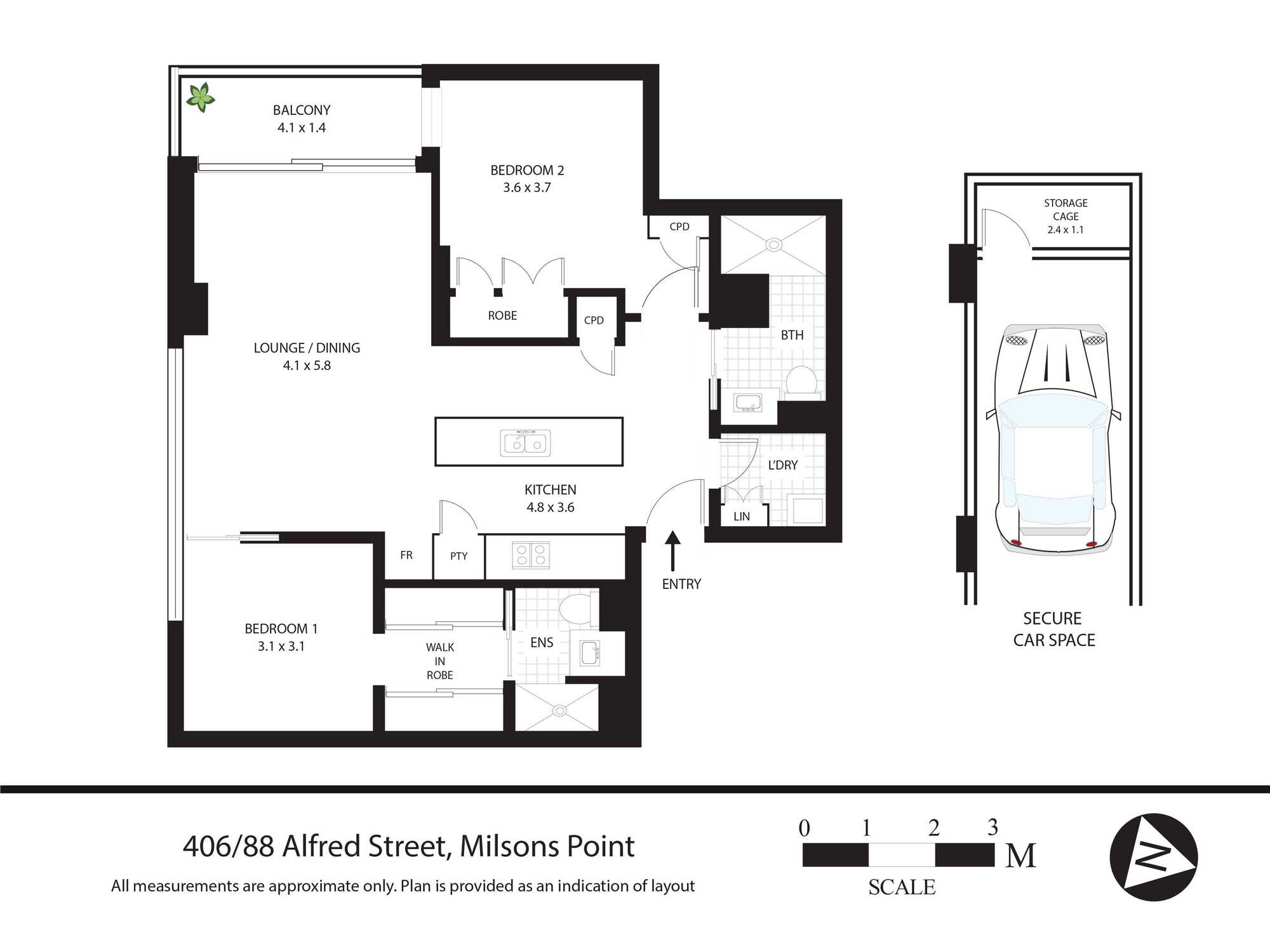 406/88 Alfred Street South Milsons Point