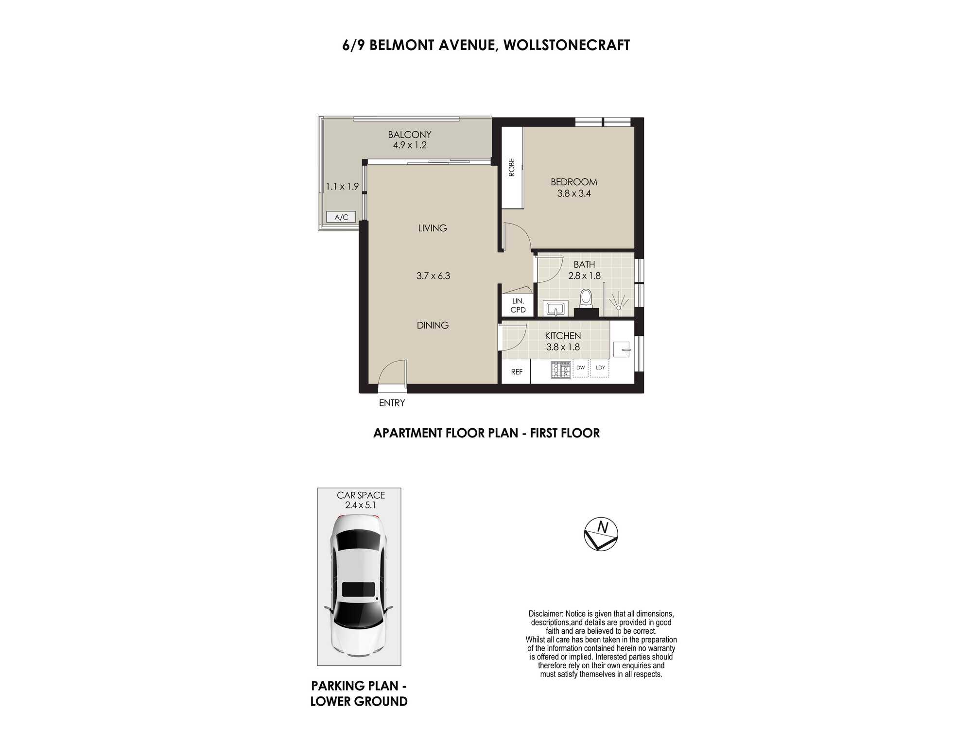 6/9 Belmont Avenue Wollstonecraft 6/9 Belmont Avenue Wollstonecraft