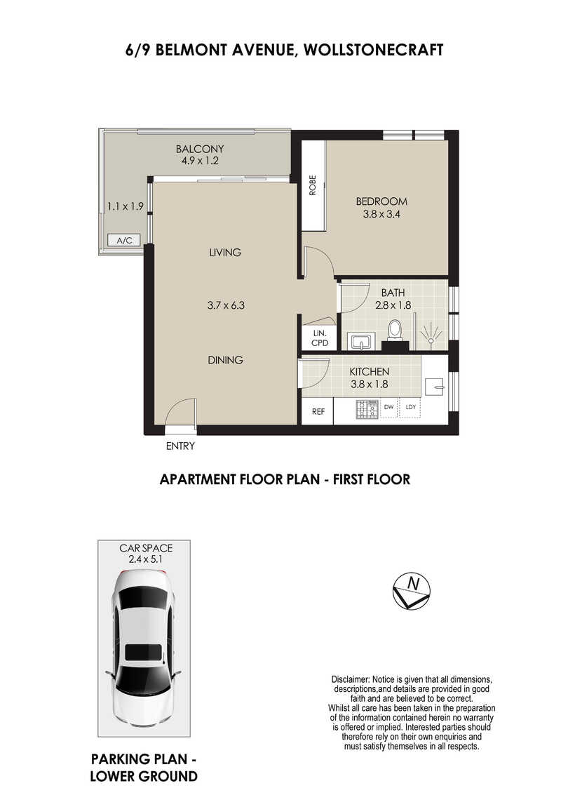 6/9 Belmont Avenue Wollstonecraft 6/9 Belmont Avenue Wollstonecraft