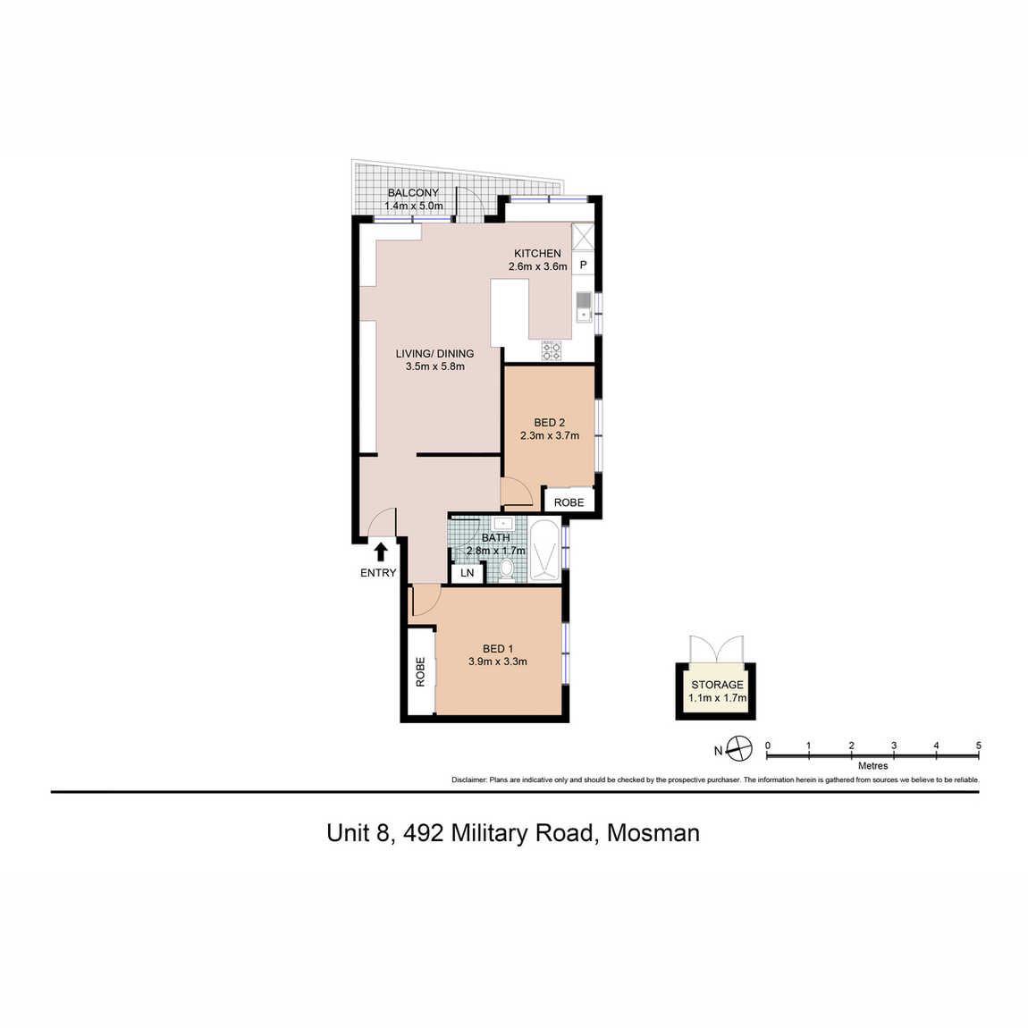 8/492 Military Road (entry via Hale Road) Mosman 8/492 Military Road (entry via Hale Road) Mosman