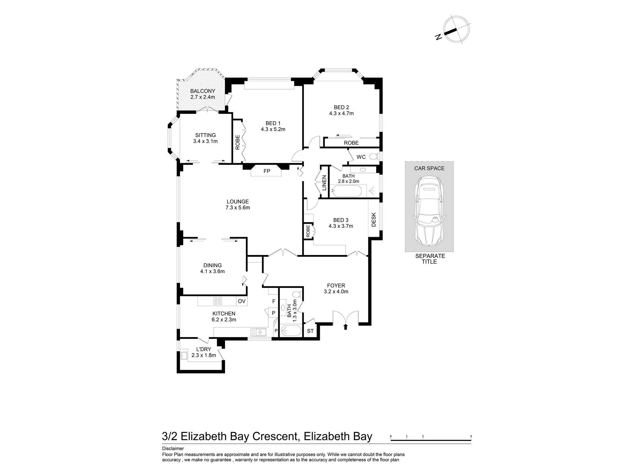 3/2 Elizabeth Bay Crescent Elizabeth Bay 3/2 Elizabeth Bay Crescent Elizabeth Bay