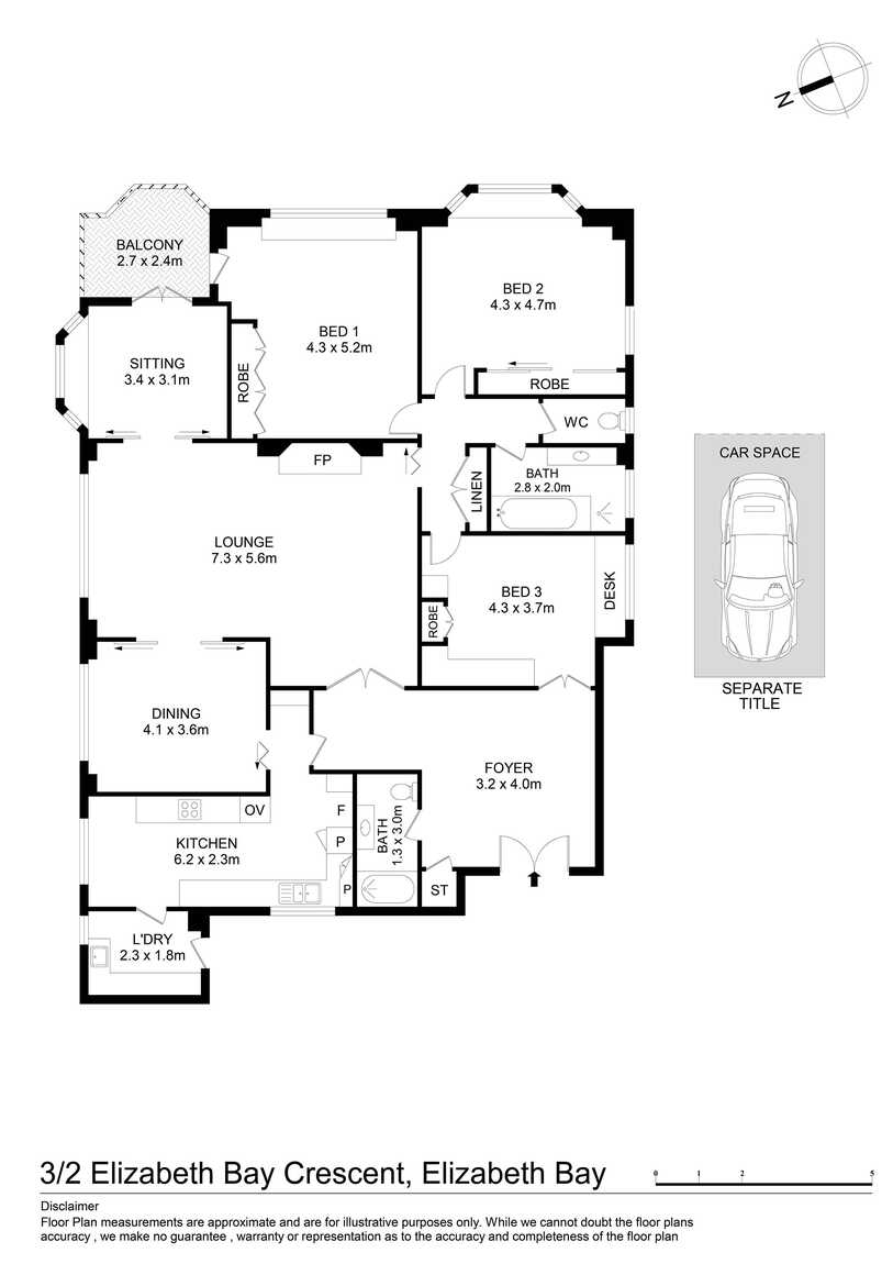3/2 Elizabeth Bay Crescent Elizabeth Bay 3/2 Elizabeth Bay Crescent Elizabeth Bay