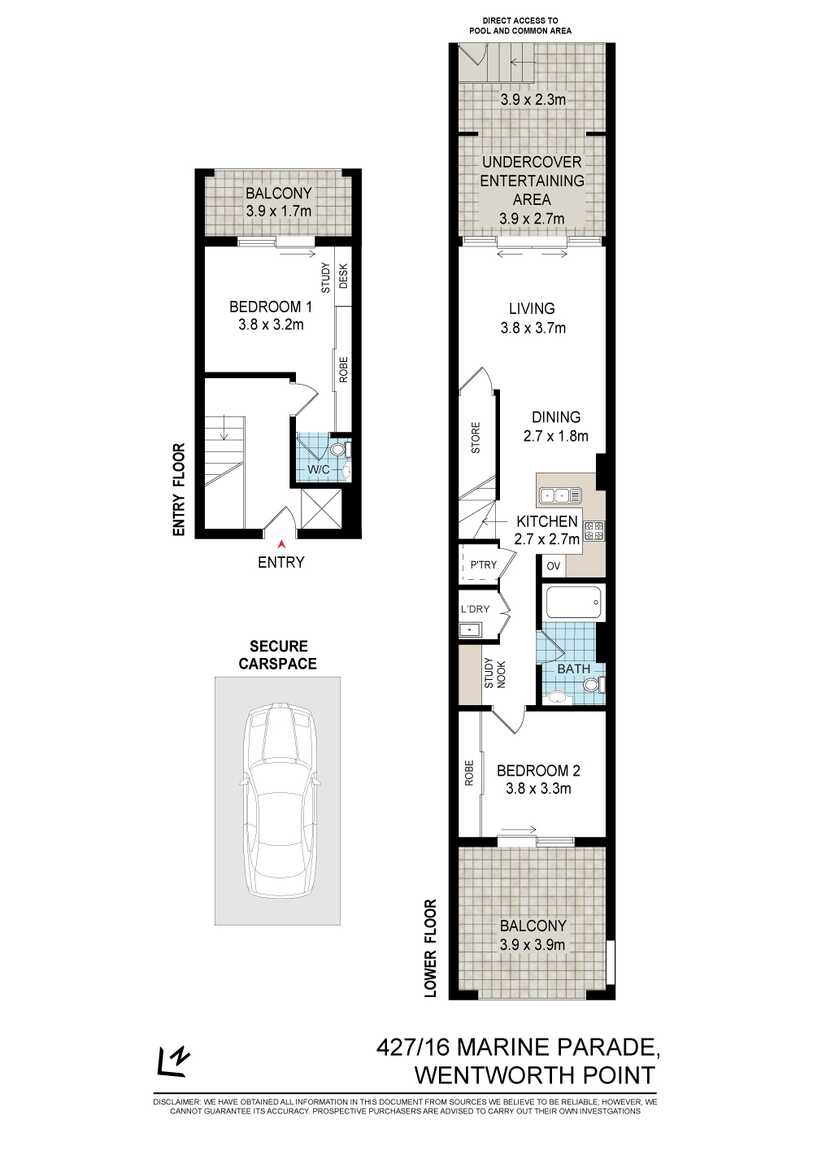 427/16 MARINE PARADE Wentworth Point 427/16 MARINE PARADE Wentworth Point