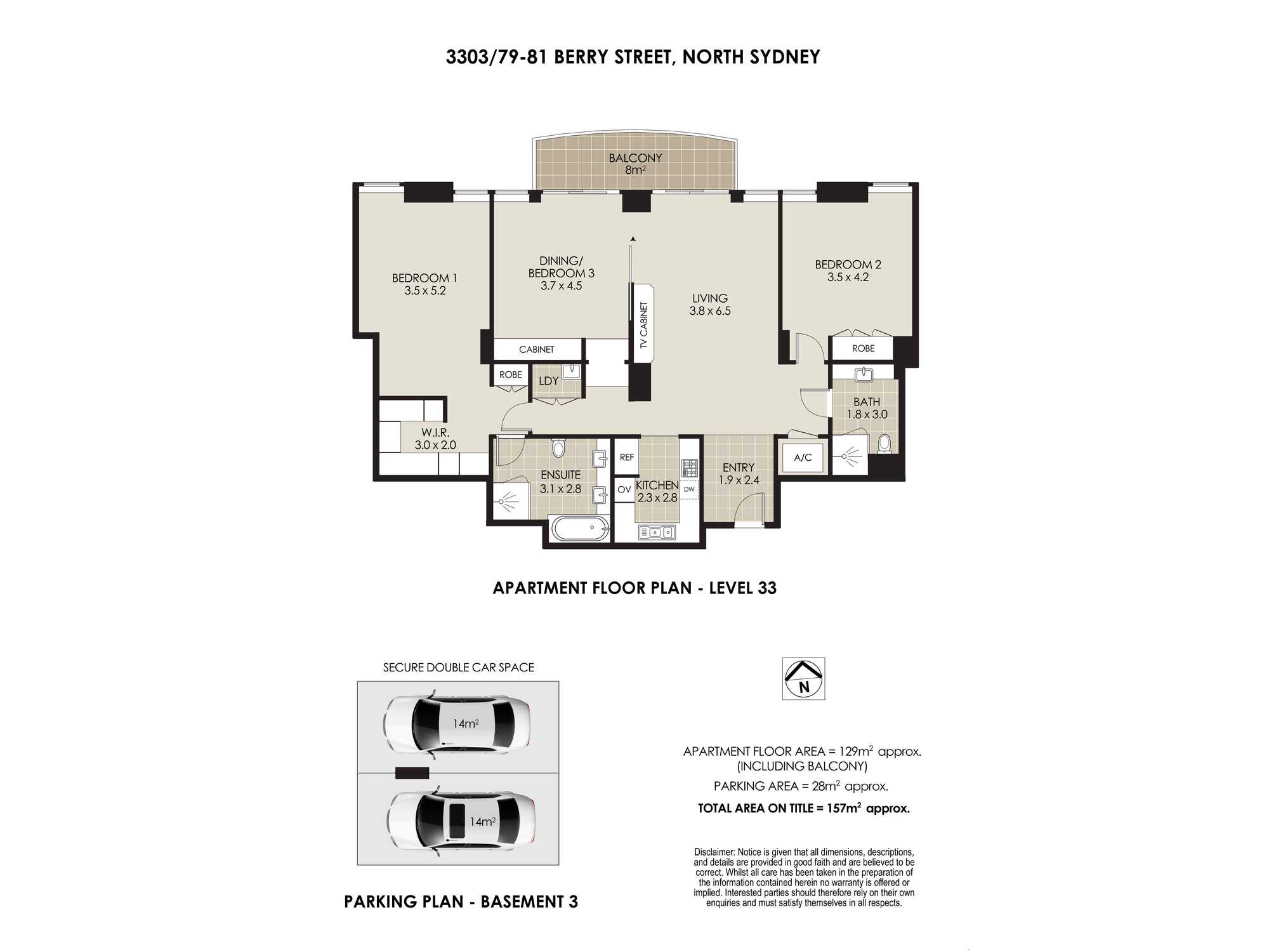 3303/79-81 Berry Street North Sydney