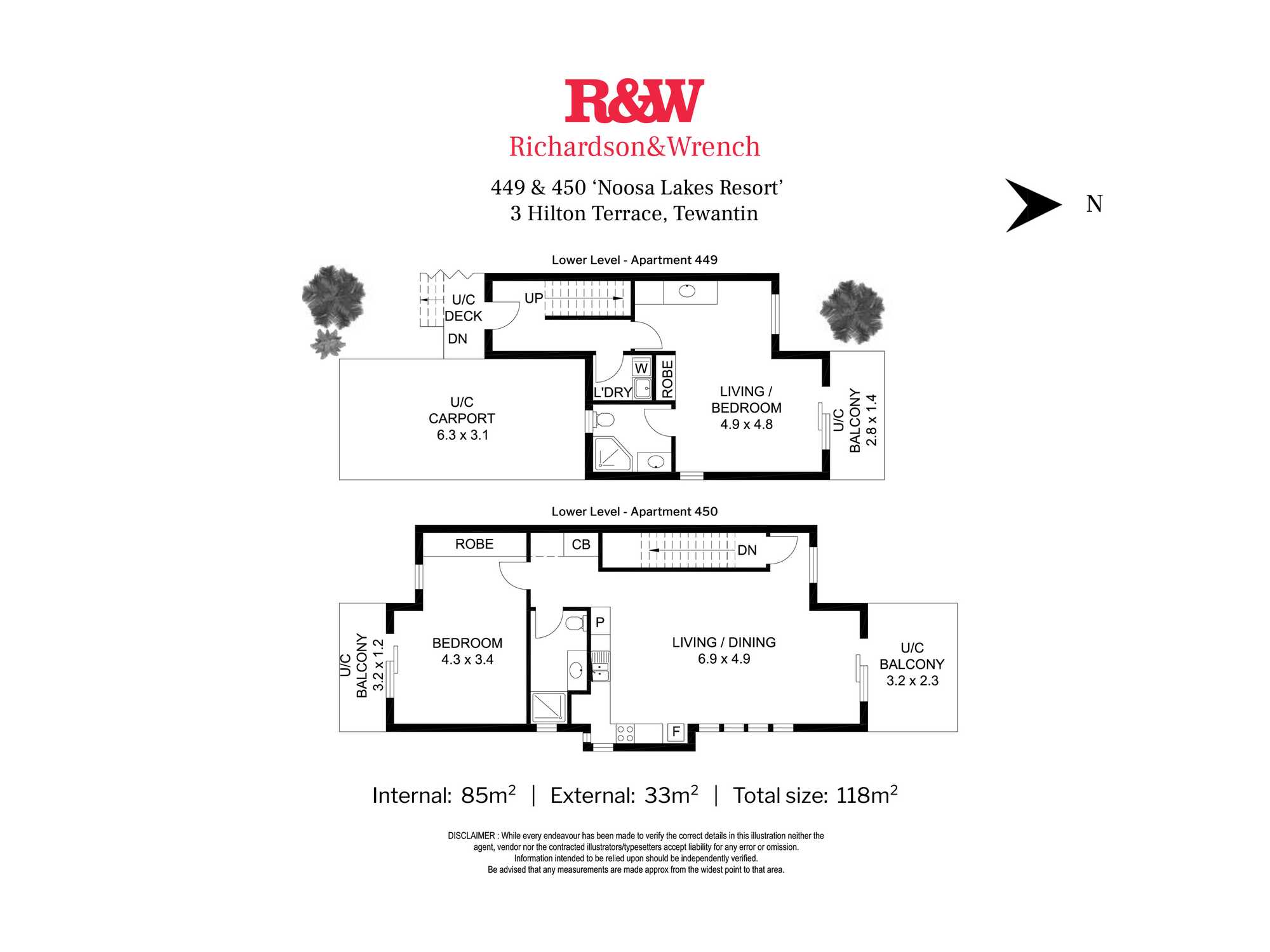 449 & 450/3 Hilton Terrace Tewantin 449 & 450/3 Hilton Terrace Tewantin