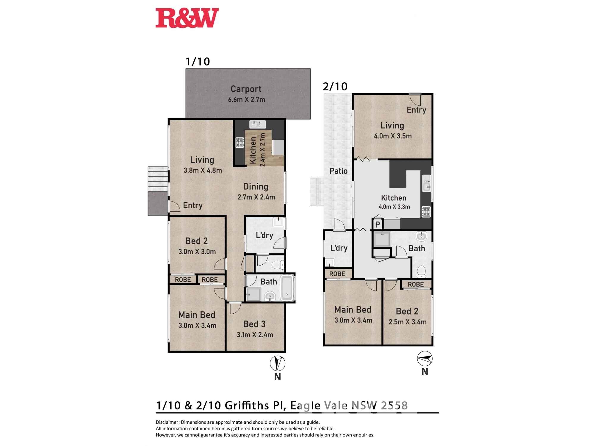 10 and 10A Griffiths Place Eagle Vale