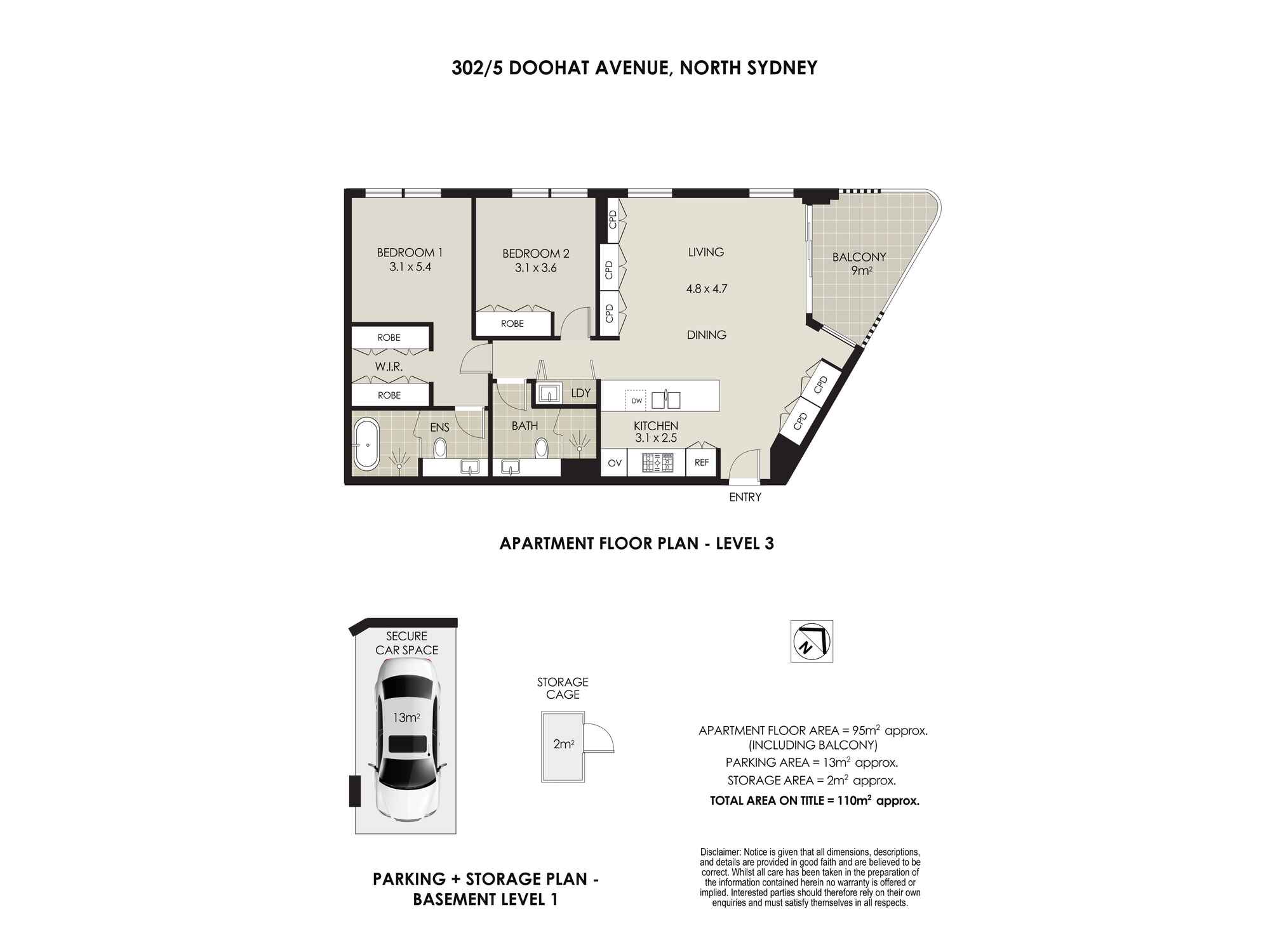 302/5 Doohat Avenue North Sydney