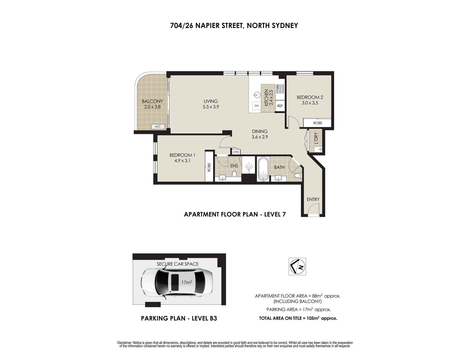 704/26 Napier Street North Sydney 704/26 Napier Street North Sydney