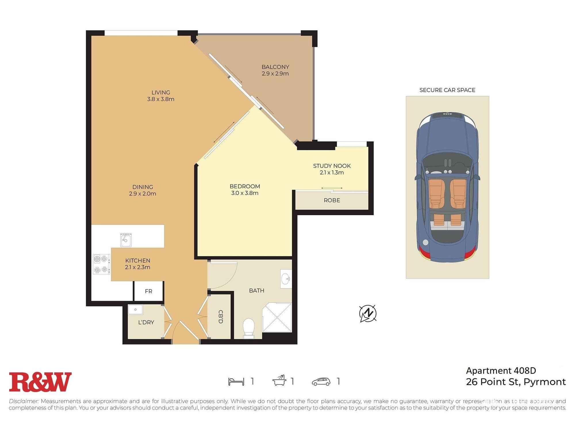 408D/26 Point Street Pyrmont