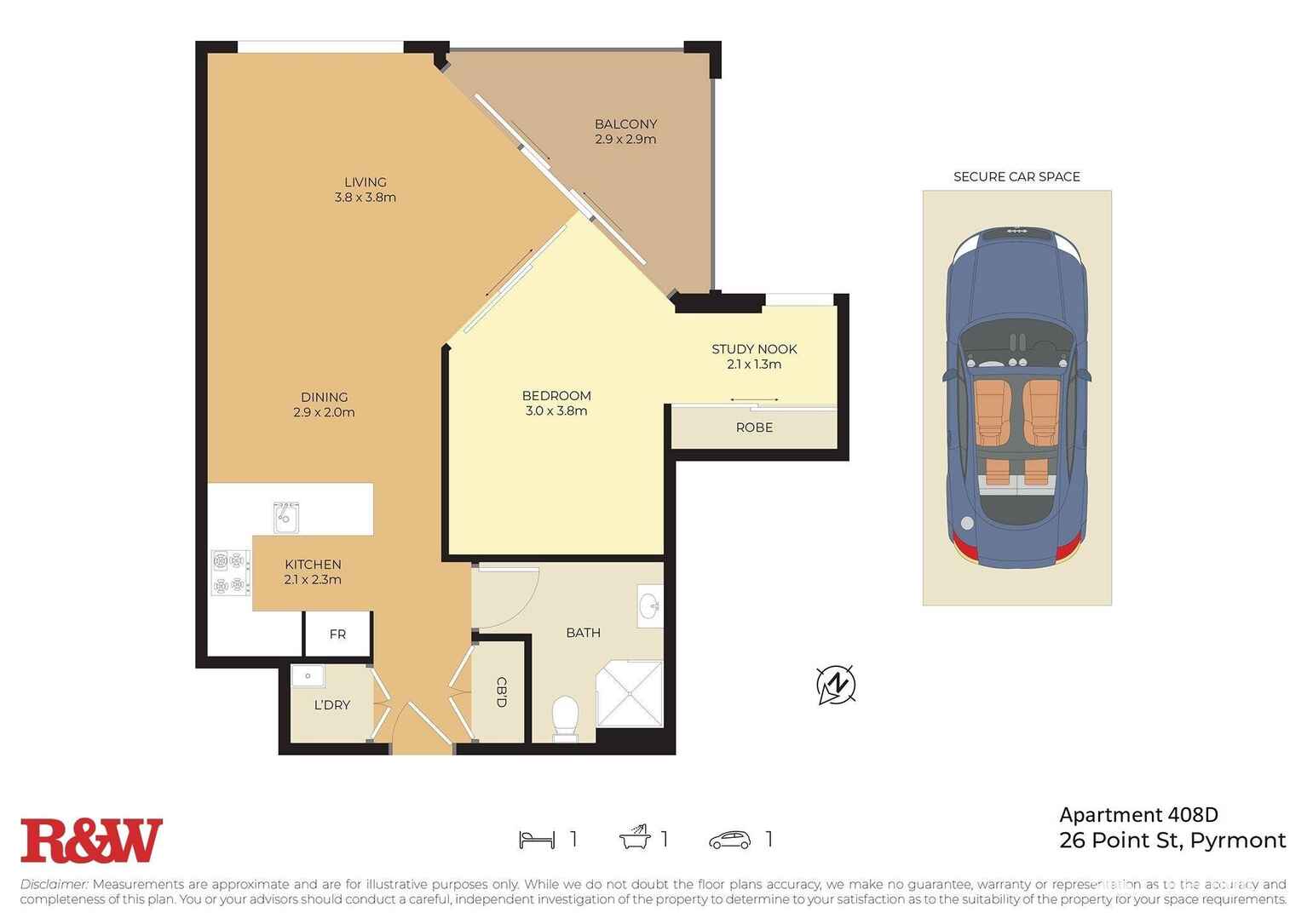 408D/26 Point Street Pyrmont