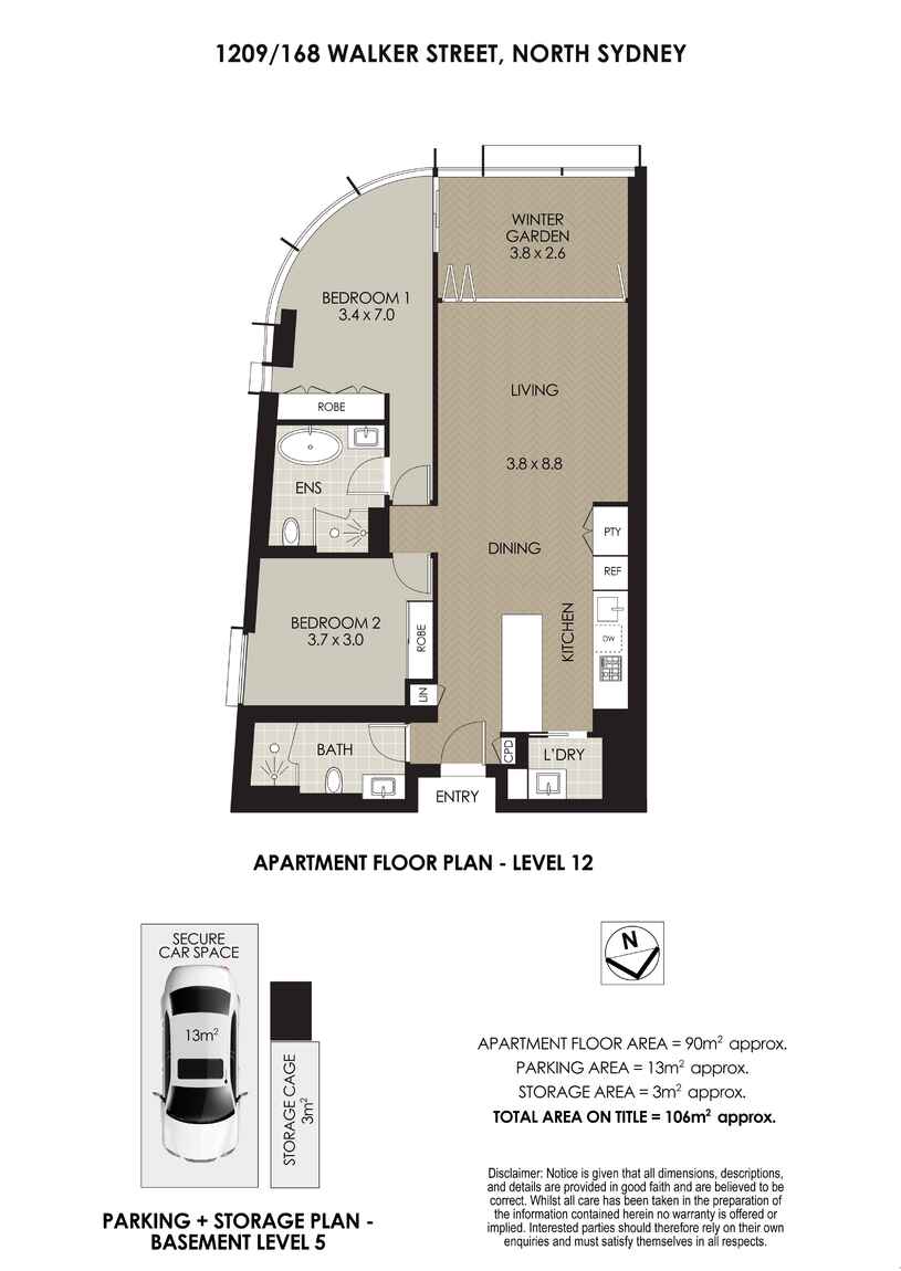 1209/168 Walker Street North Sydney 1209/168 Walker Street North Sydney