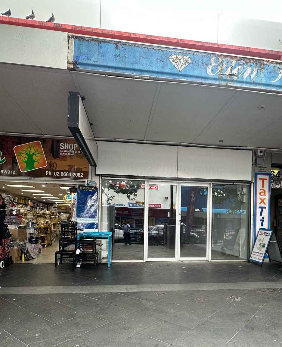 Shop 1/64 - 70 Main Street Blacktown Shop 1/64 - 70 Main Street Blacktown