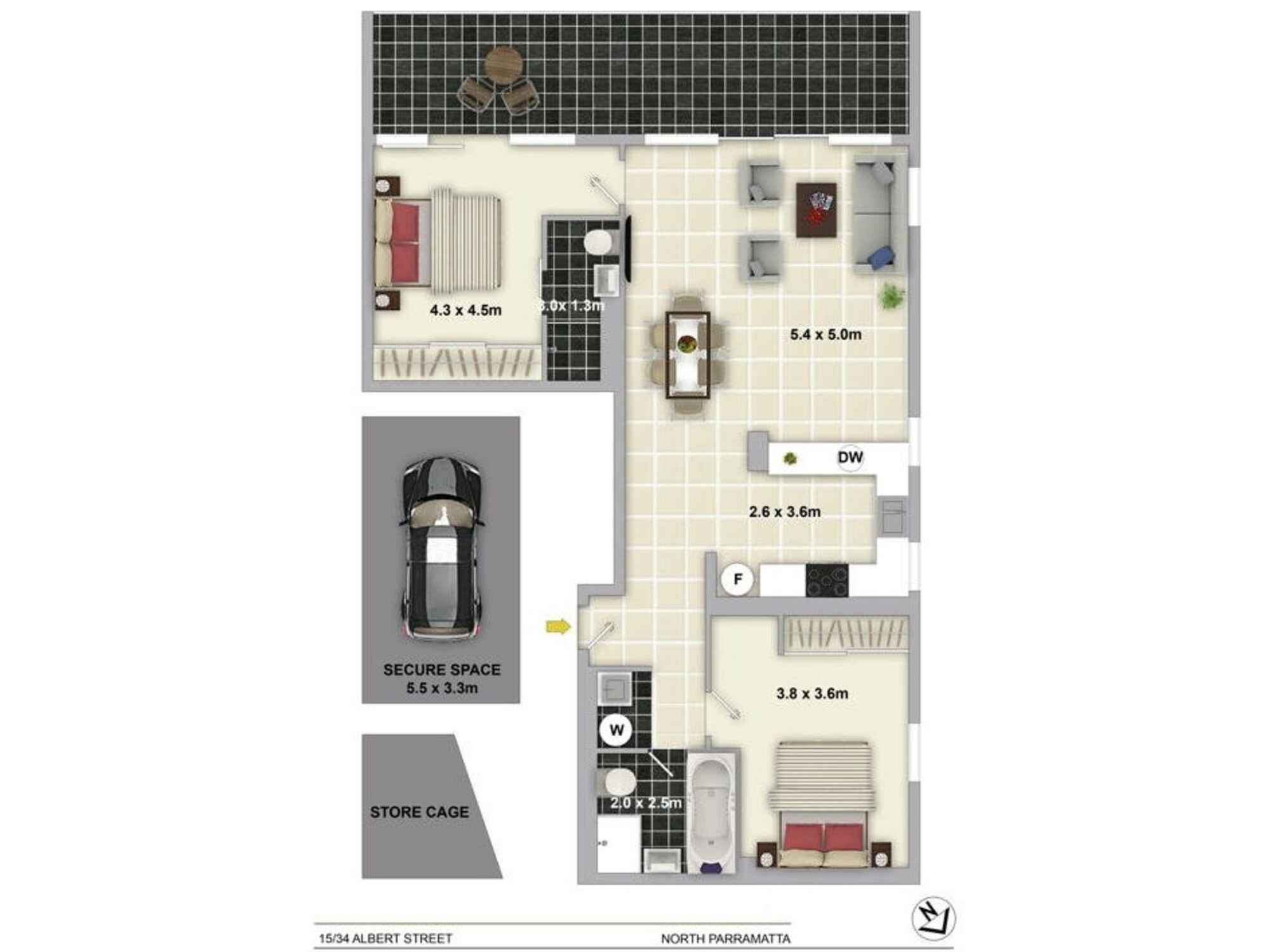 15/34 Albert Street North Parramatta