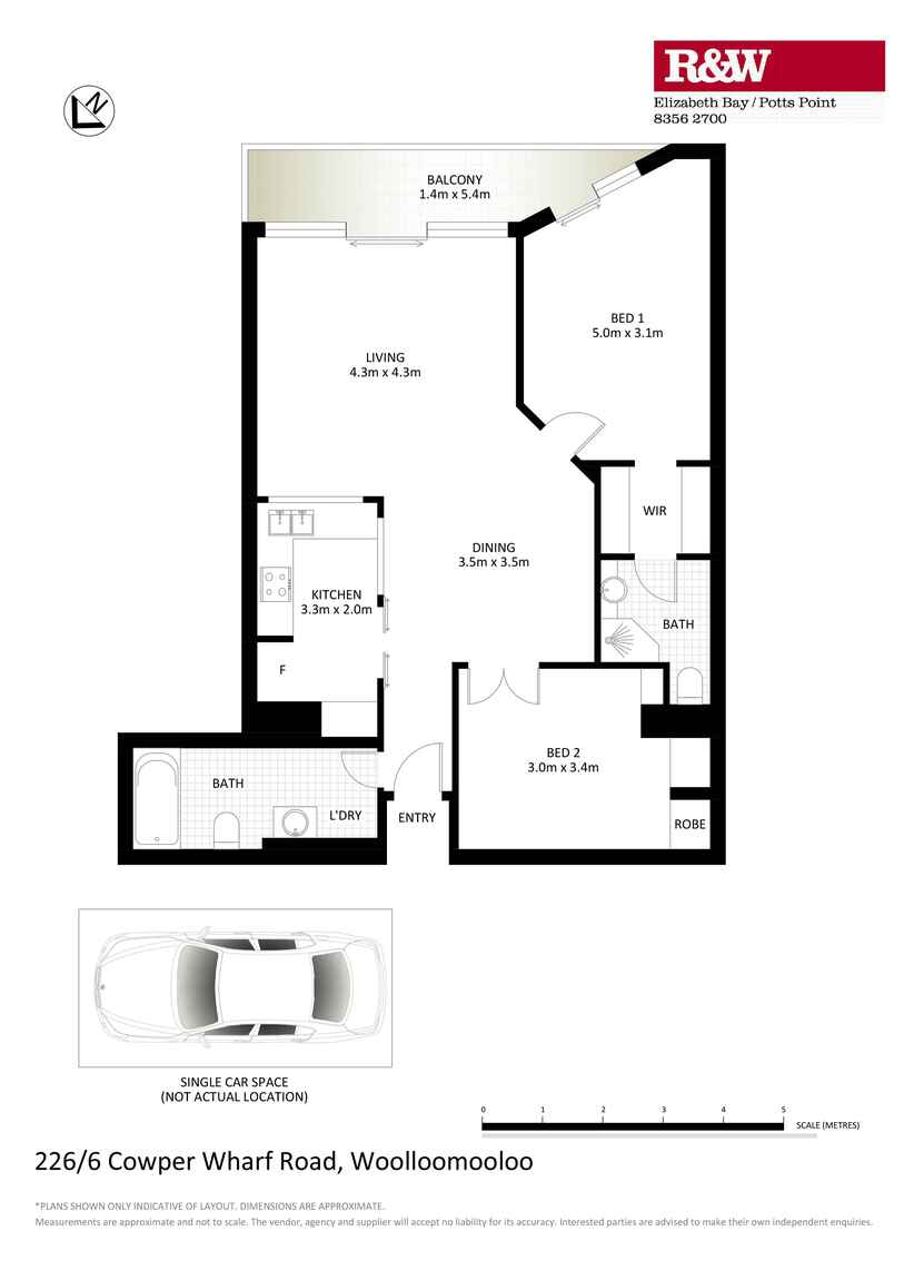226/6 Cowper Wharf Road Woolloomooloo