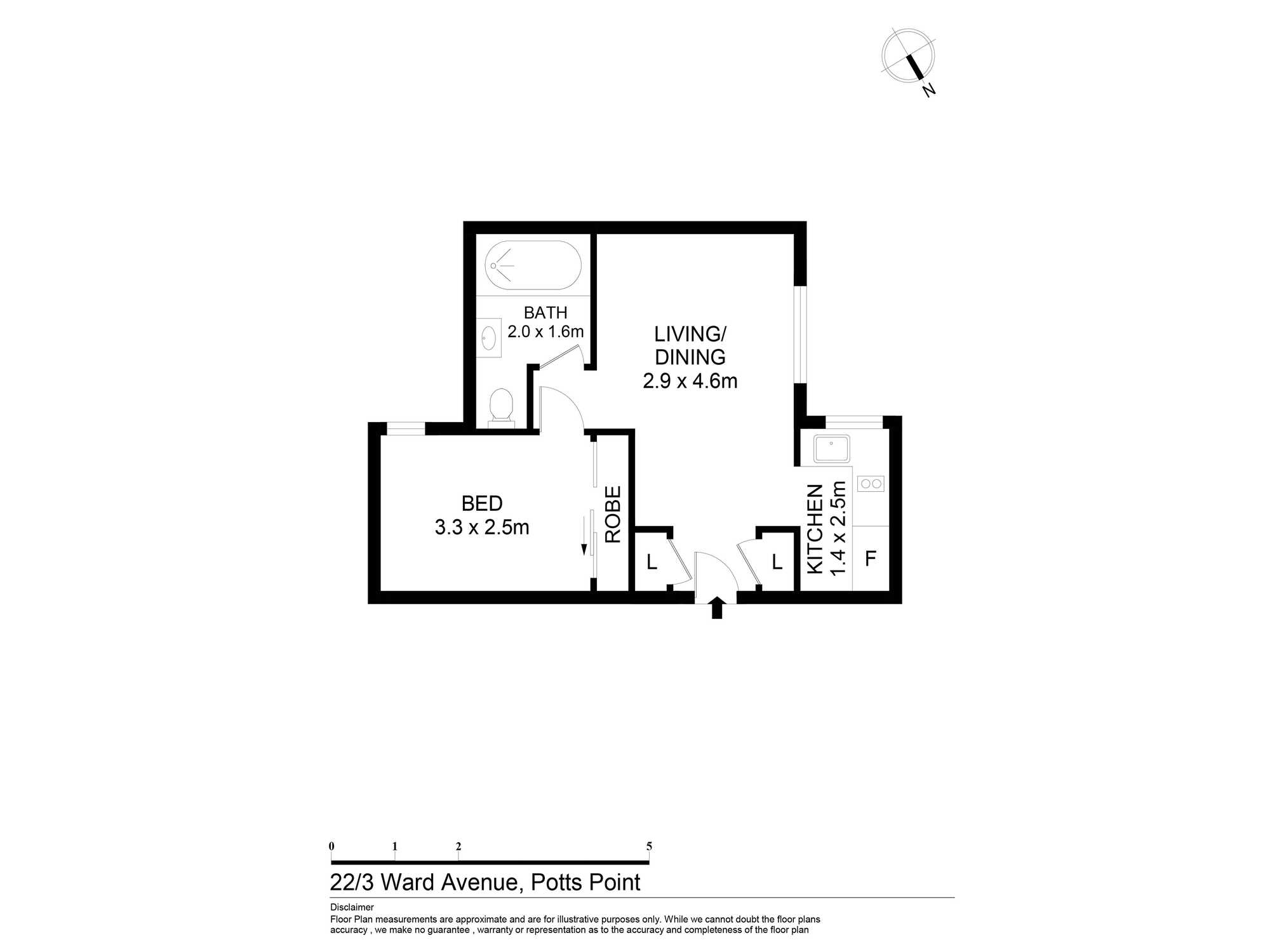 22/3 Ward Avenue Potts Point