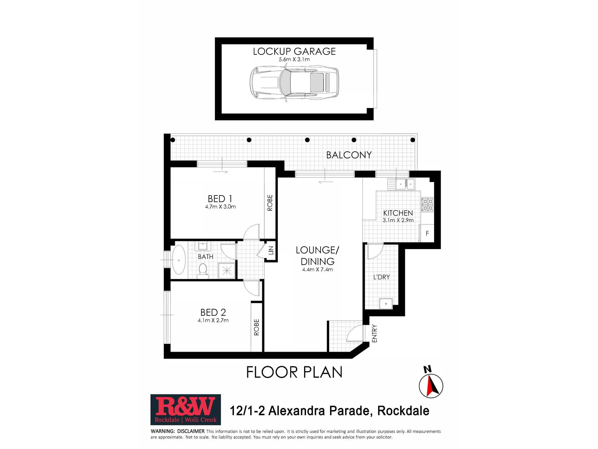 12/1-2 Alexandra Parade Rockdale