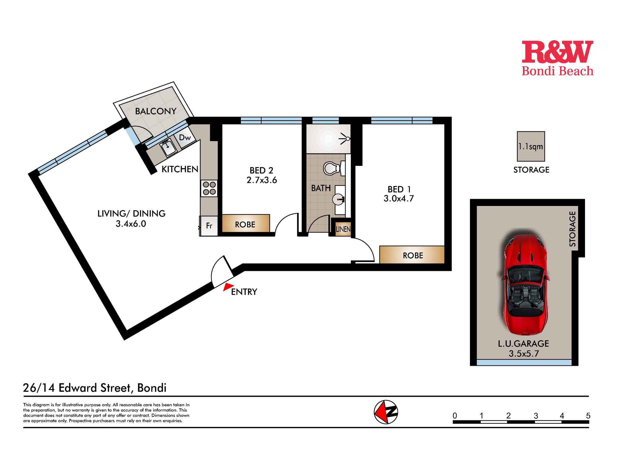 26/14 Edward Street Bondi Beach