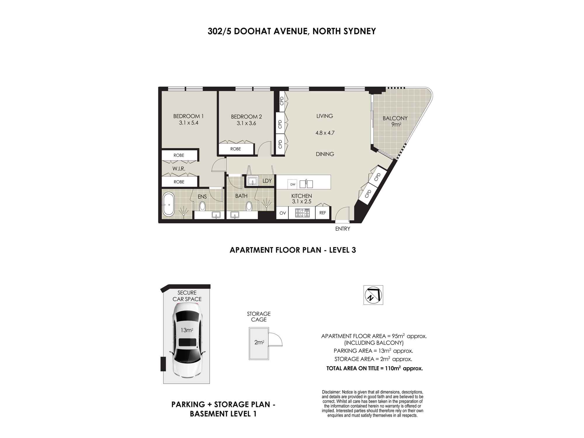 302/5 Doohat Avenue North Sydney