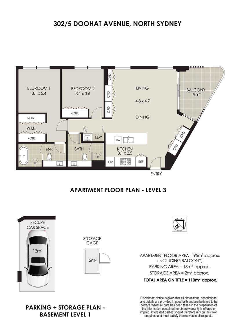 302/5 Doohat Avenue North Sydney