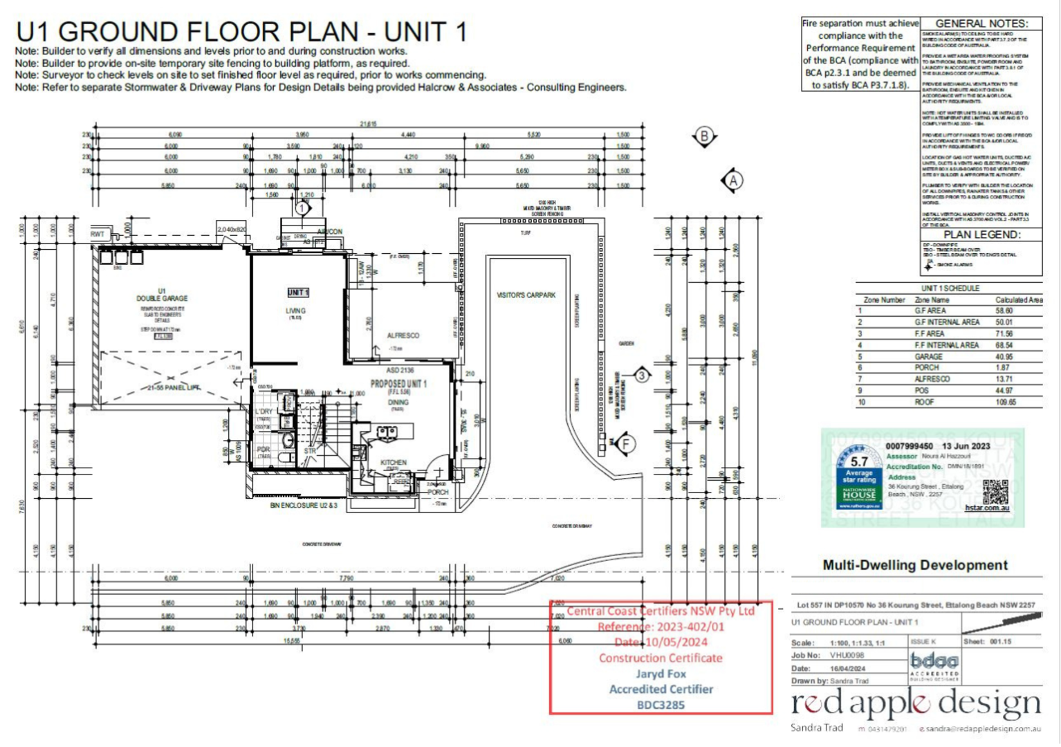 1,2,3/36 Kourung Street Ettalong Beach