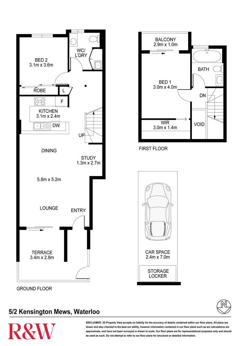 5/2 Kensington Mews Waterloo