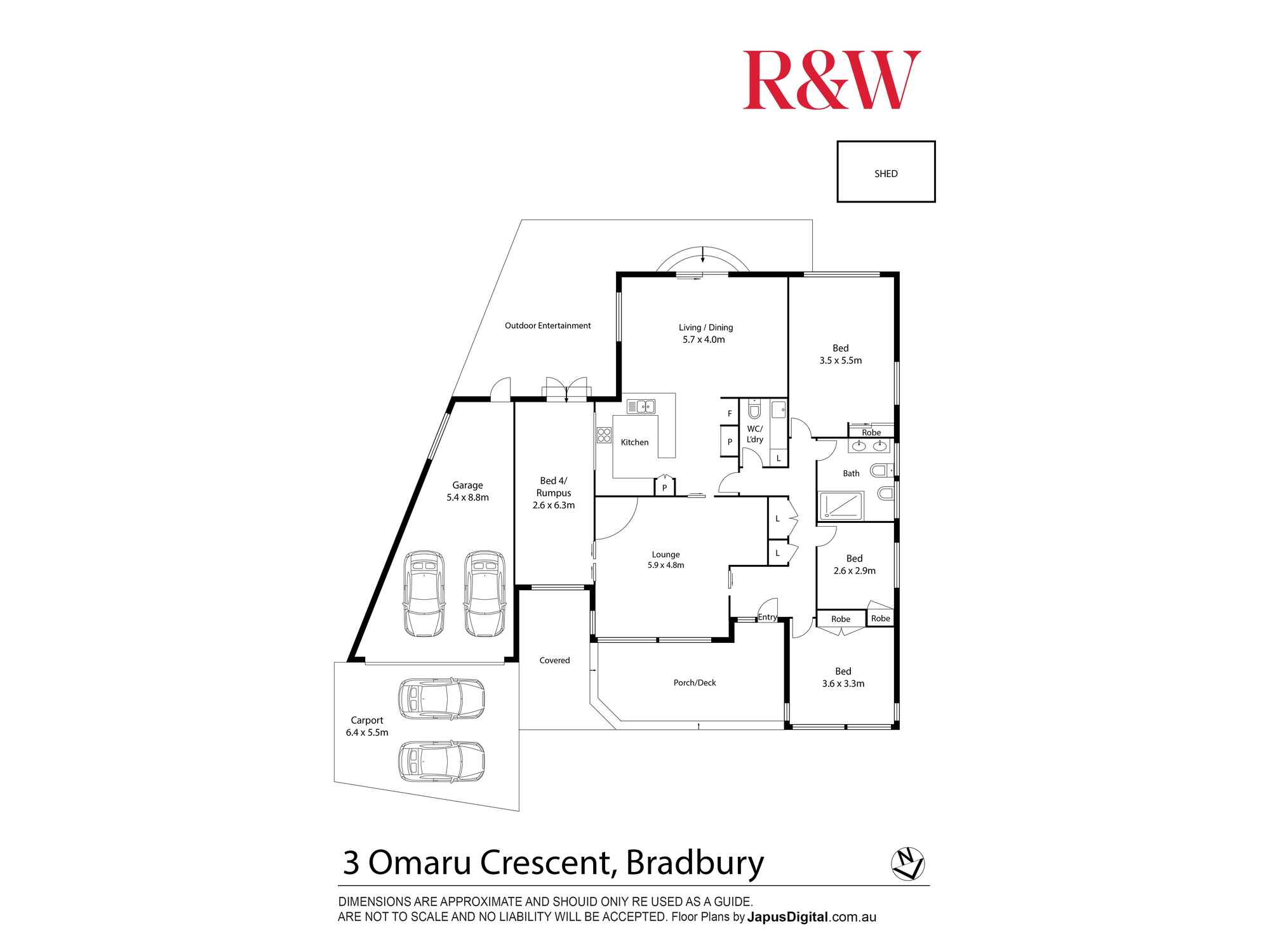 3 OMARU CRESCENT Bradbury