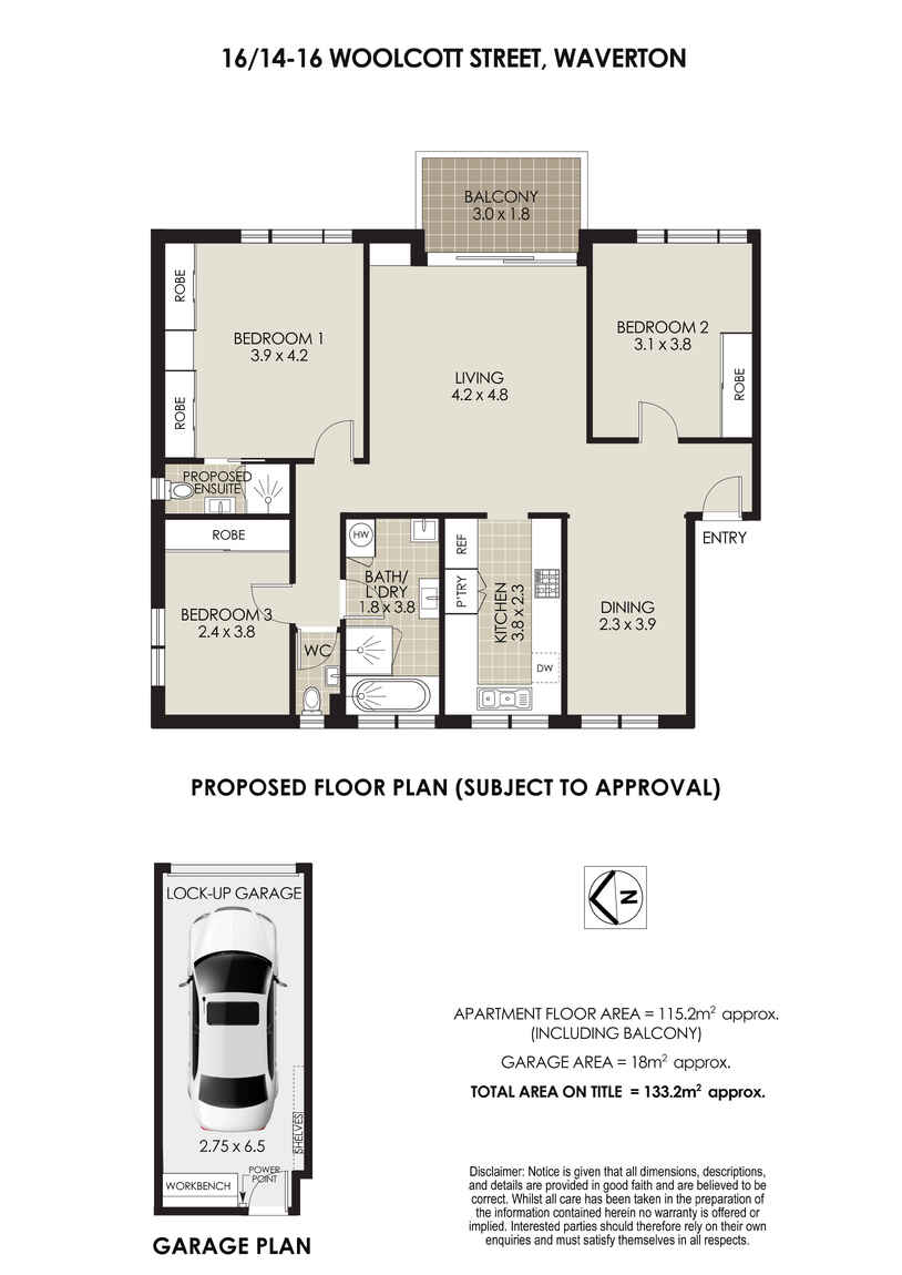 16/14 Woolcott Street Waverton