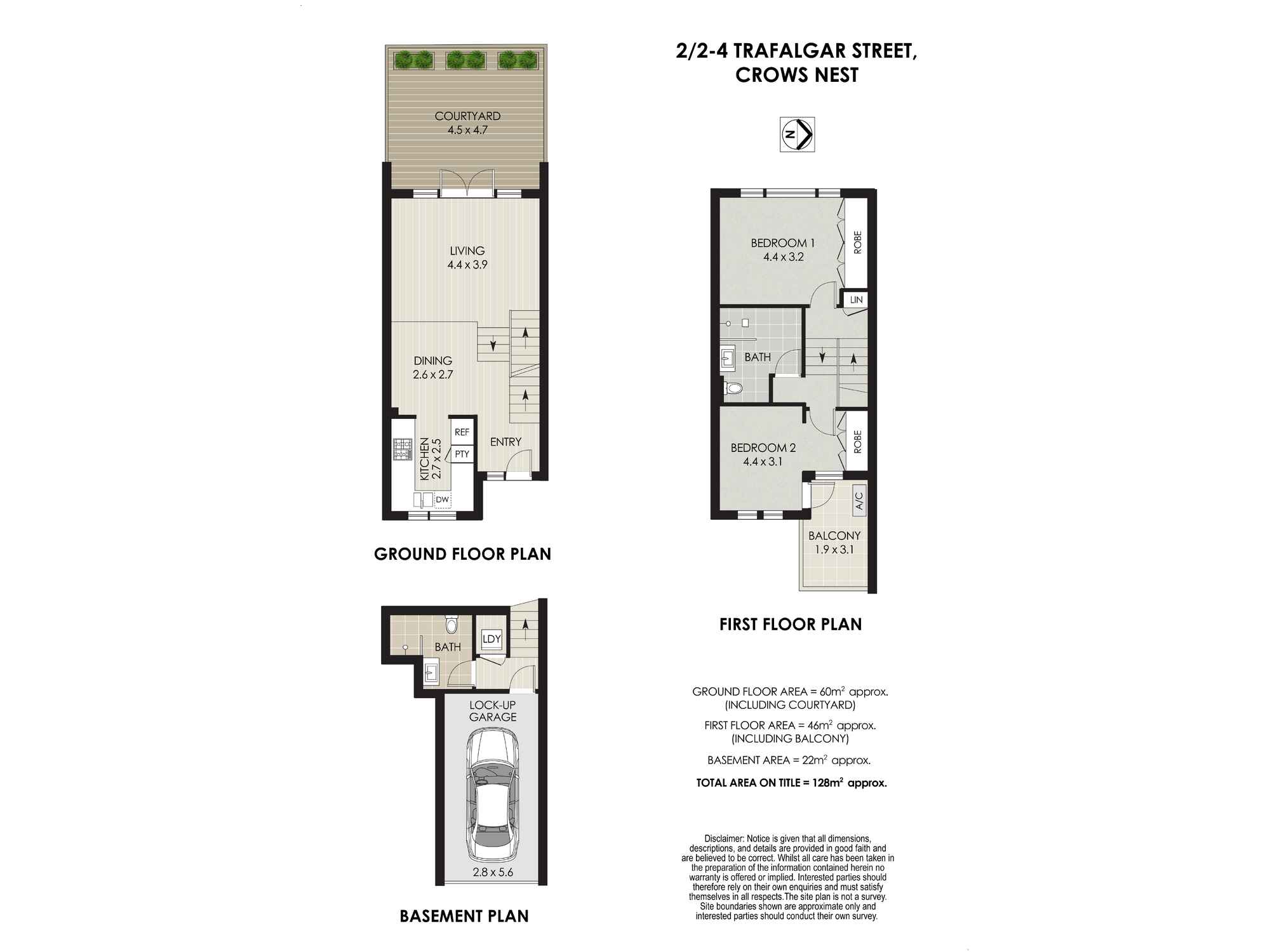 2/2-4 Trafalgar Street Crows Nest
