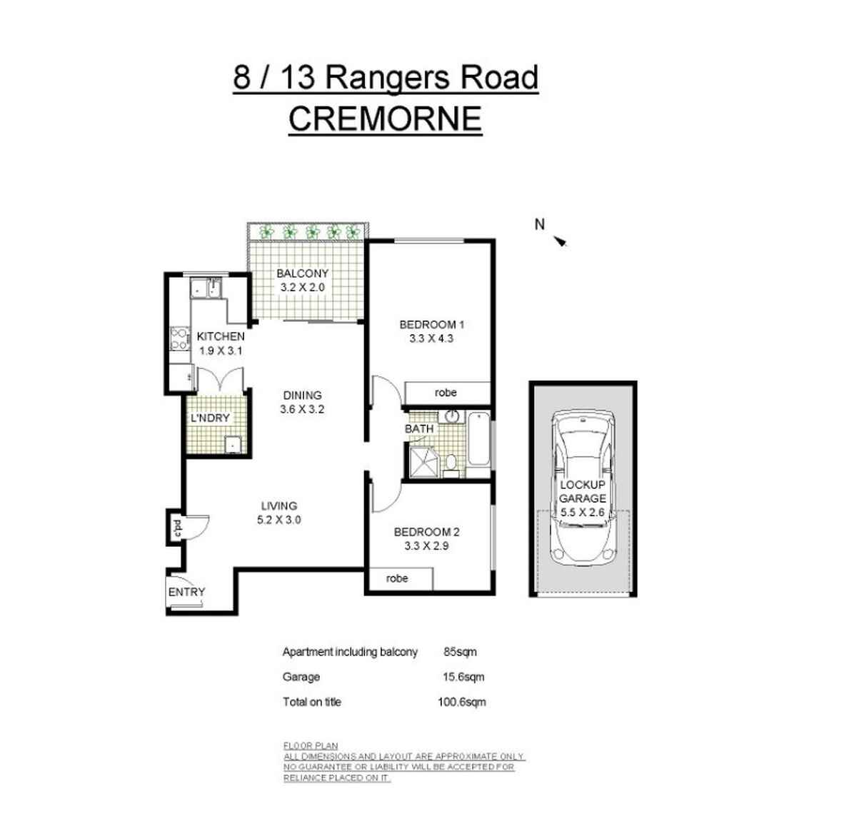 8/13 Rangers Road Cremorne