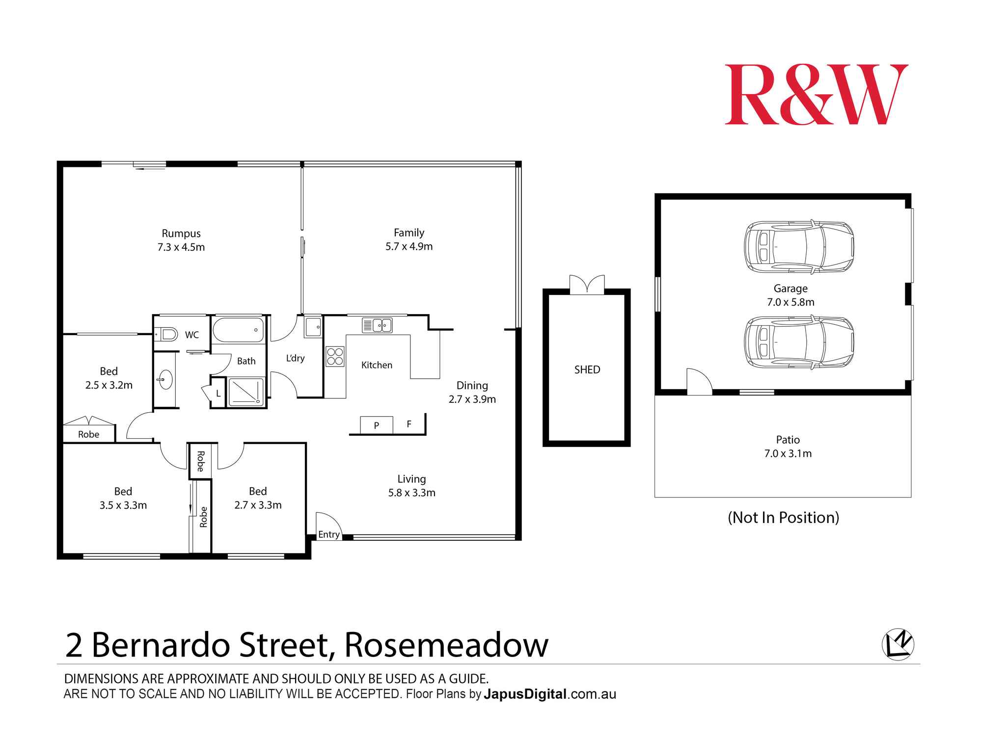 2 BERNARDO STREET Rosemeadow 2 BERNARDO STREET Rosemeadow
