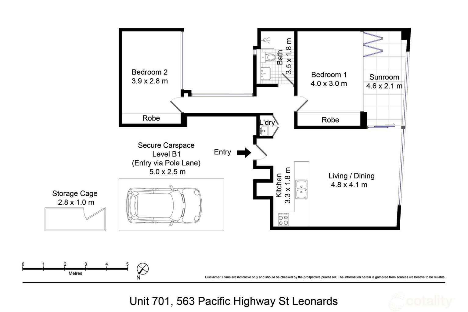 701/563 Pacific Highway St Leonards 701/563 Pacific Highway St Leonards