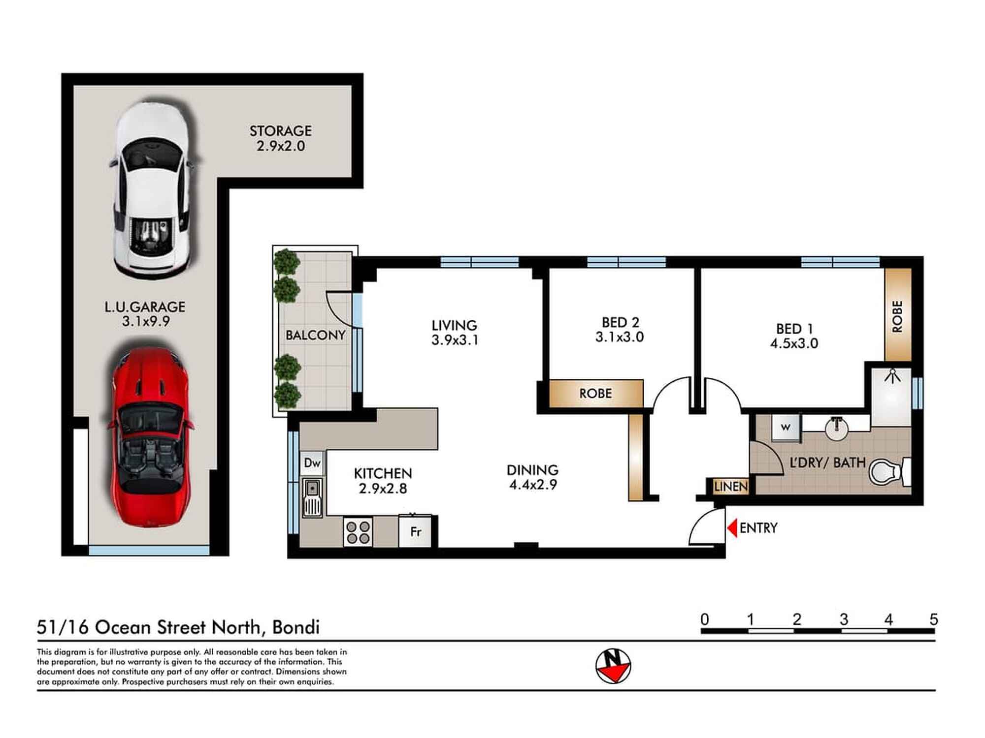 51/16 Ocean St Street Bondi